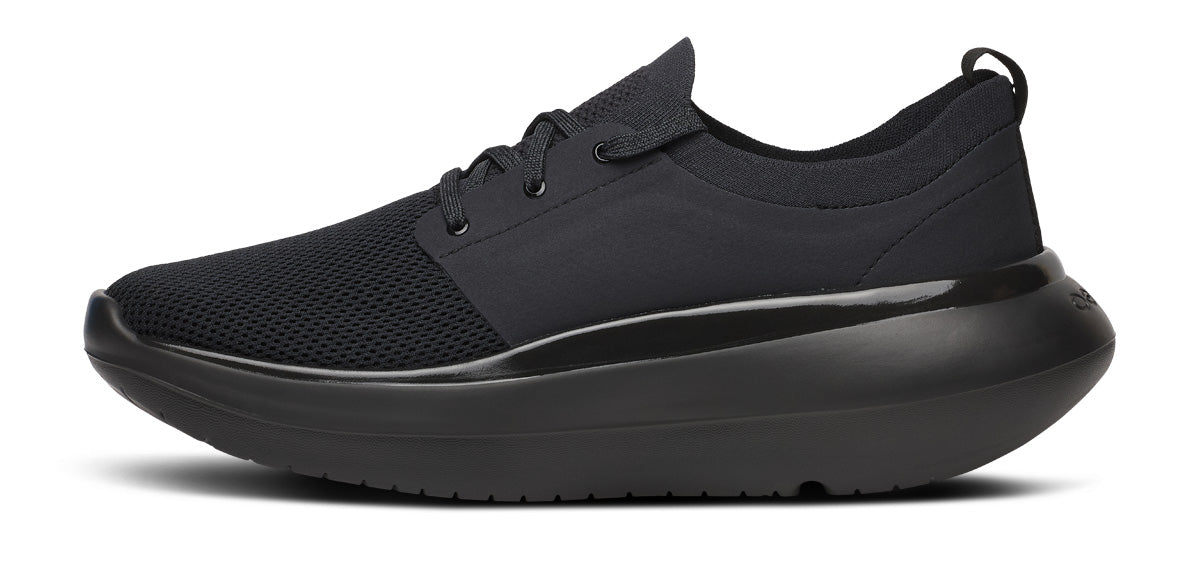 OOmy Stride Men's Black Running Shoes - Lightweight & Comfortable for Jogging, Gym Workouts & Daily Wear
