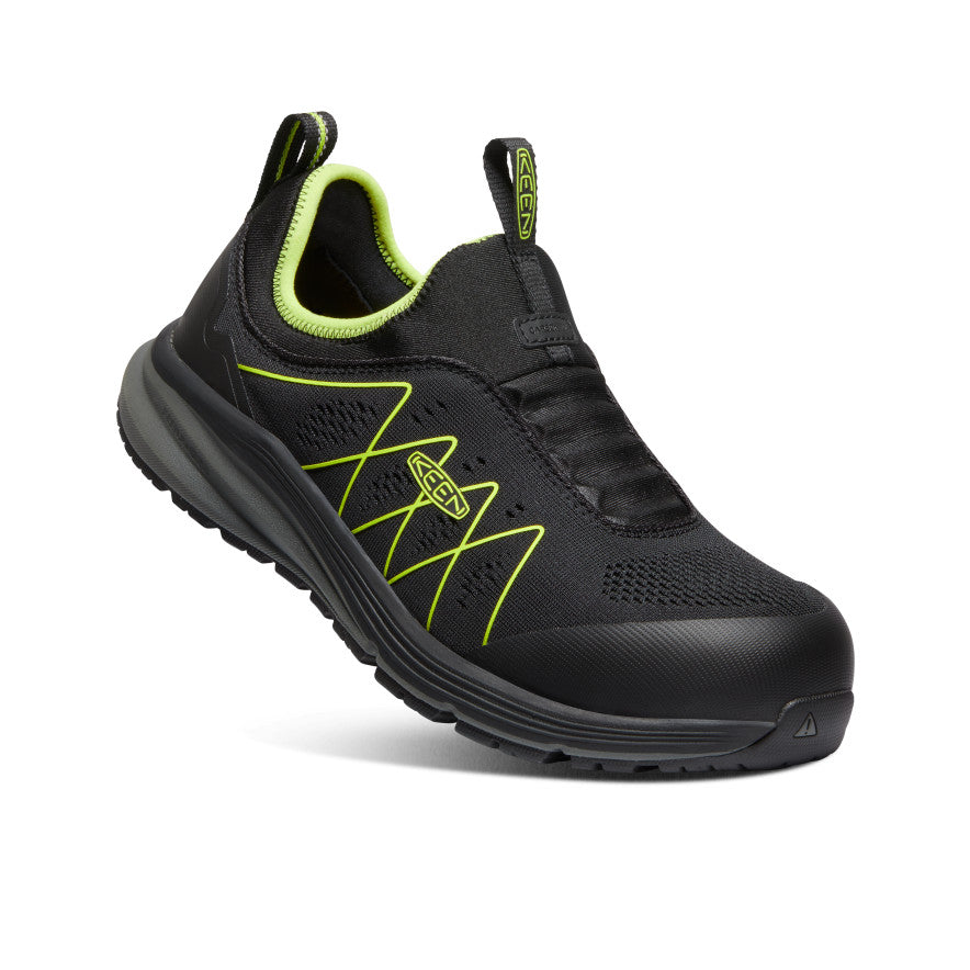 Men's Vista Energy Shift Carbon Toe Work Boots - Black/Evening Primrose | Slip Resistant Safety Shoes for Construction & Outdoor Work