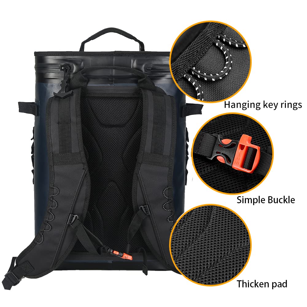 CbRSPORTS Insulated Cooler Backpack - Leak-Proof & Waterproof Soft-Sided Cooler Bag for Men & Women - Perfect for Camping, Hiking, Fishing & Beach Outings