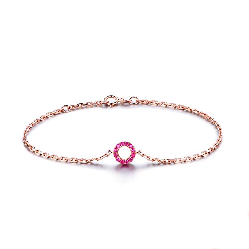 0.25ct Ruby with thick Chain