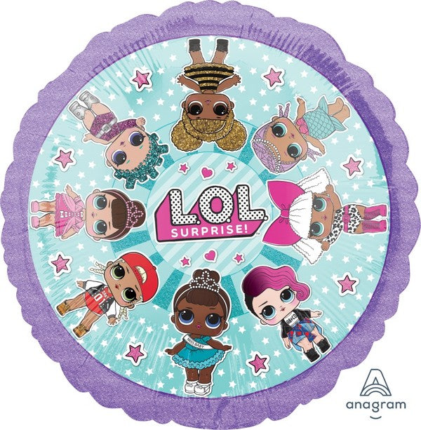 45cm Standard HX LOL Surprise Balloon - Birthday Party Decorations, Baby Shower Supplies & Kids Room Decor - Perfect for Birthday Parties, Baby Showers, and Themed Events