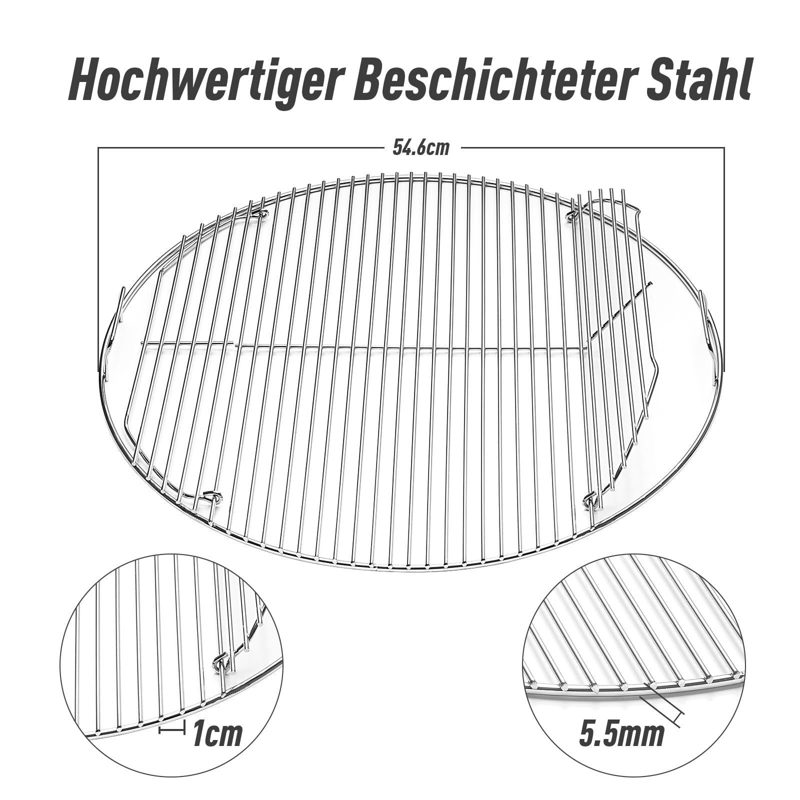 **Weber 22 Inch Hinged Cooking Grate 7436 – Replacement Charcoal Grill Grate for Weber One-Touch, Performer & Bar-B-Kettle Series – Perfect for BBQ, Grilling, and Outdoor Cooking**