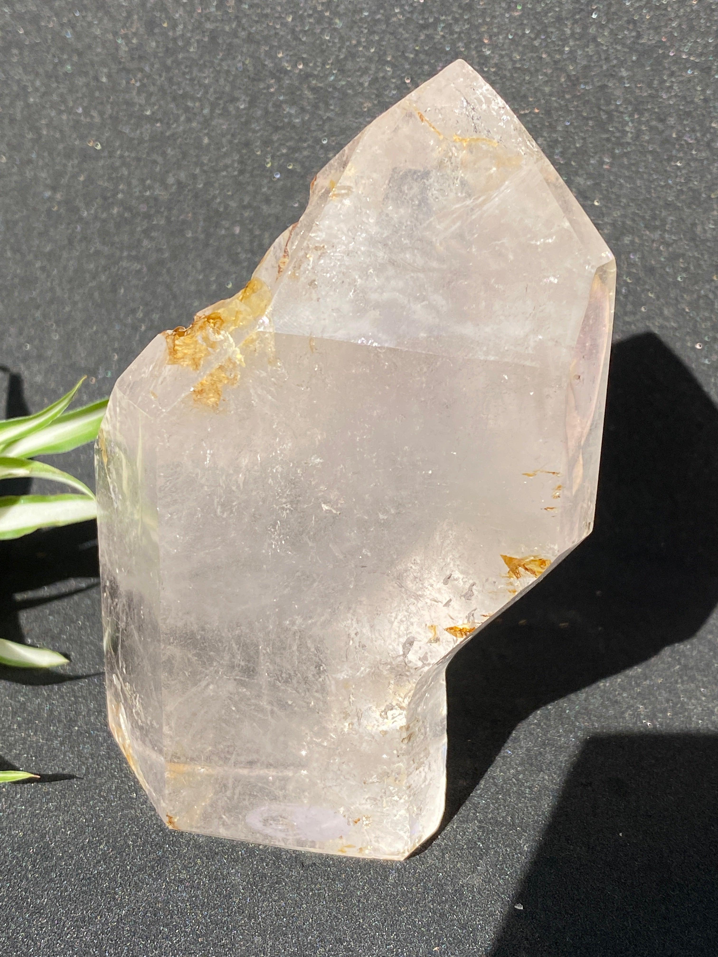 Natural Clear Quartz Freeform Generator Stone - CR0976 for Energy Healing, Meditation & Home Decor