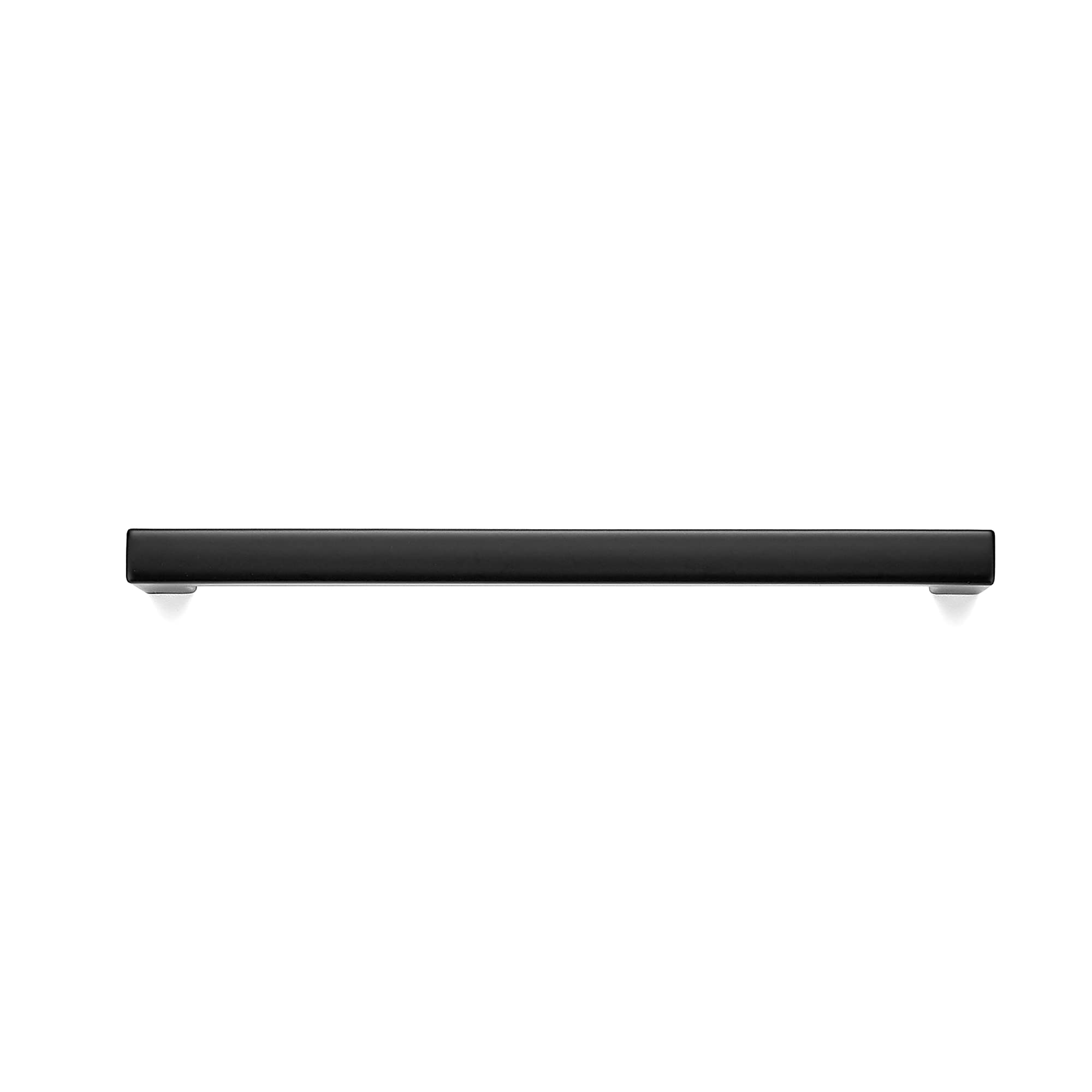Ravinte 5 Inch Center to Center Slim Square Bar Drawer Pulls - Matte Black Kitchen Cabinet Handles for Modern Cabinets & Dressers (1 Pack) - Perfect for Home Kitchen, Bathroom, Office & Furniture Upgrades