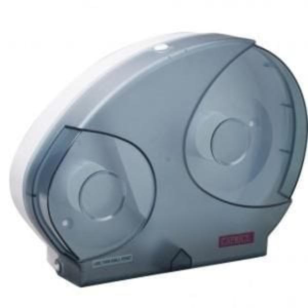 Premium Caprice Jumbo Reserve Toilet Paper Dispenser - Durable ABS Plastic Bathroom Tissue Holder for Home & Office Use