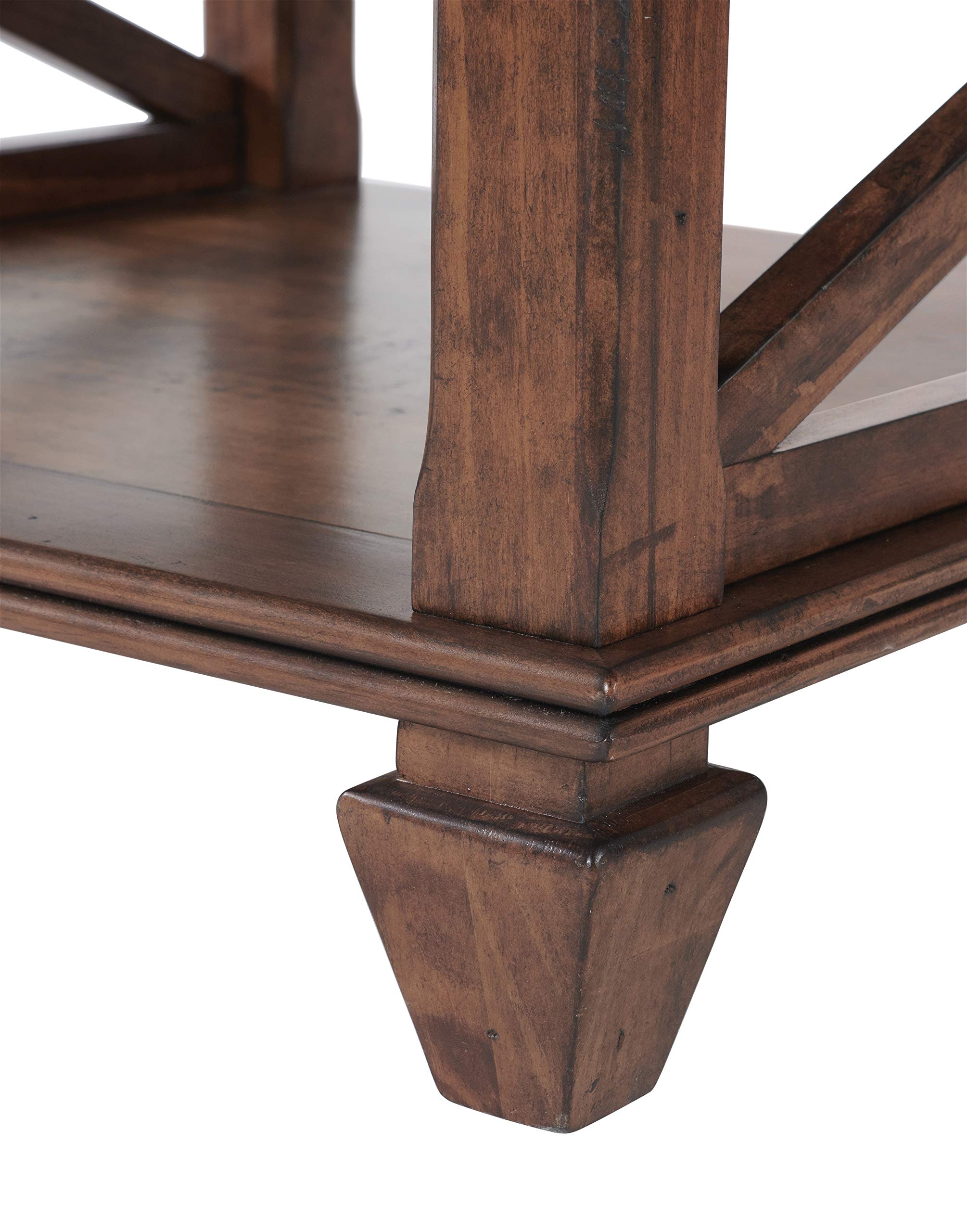 Alaterre Stockbridge 4-Piece Wood Living Room Furniture Set - 45
