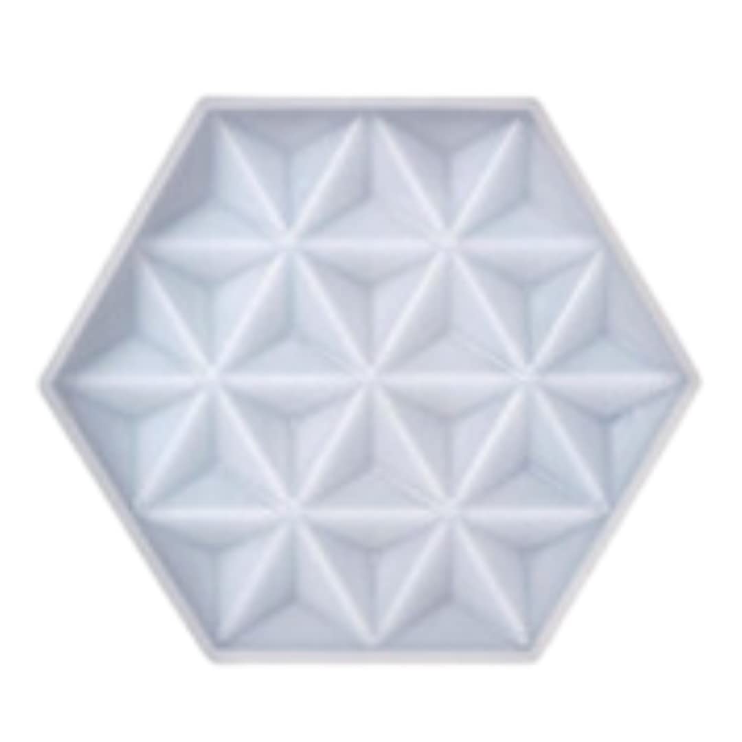 YellowCult™ 3D Resin Silicone Mold for DIY Crafts - Crystal Texture 6-Sided (4 Pack) - Perfect for Resin Art, Soap Making, Chocolate Molds, Candy, Ice Cubes & Candle Making Supplies - Ideal for Home Decor, Gift Making & Creative Projects