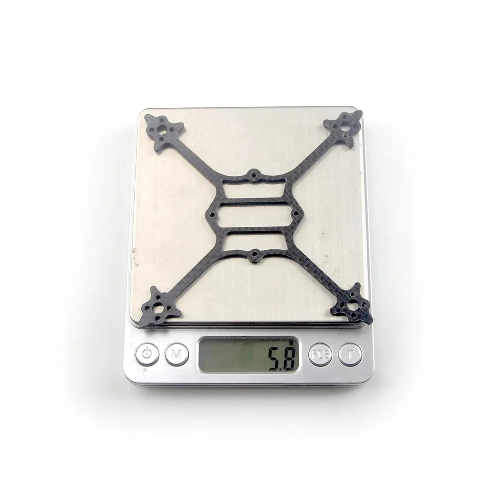 Happymodel 3K Carbon Fiber Glass Frame for Crux3 Drone - Lightweight & Durable FPV Racing Frame - Perfect for FPV Racing, Freestyle Flying, and DIY Drone Builds