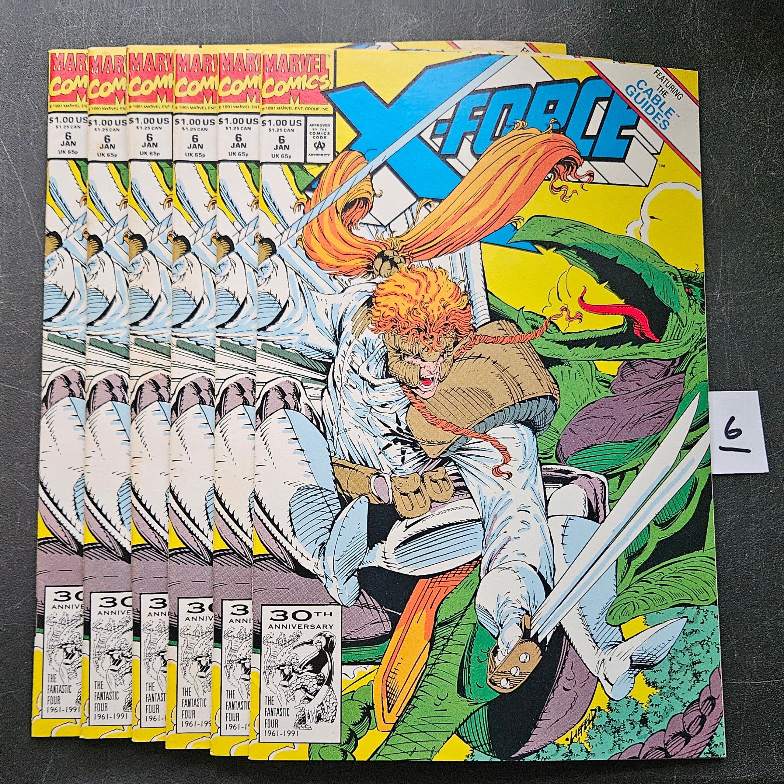 X-Force The Guide Cables #6 January 1992 Marvel Comics - Collectible Vintage Comic Book for Superhero Fans & Comic Collectors | Perfect for Display, Gifts, and Investment