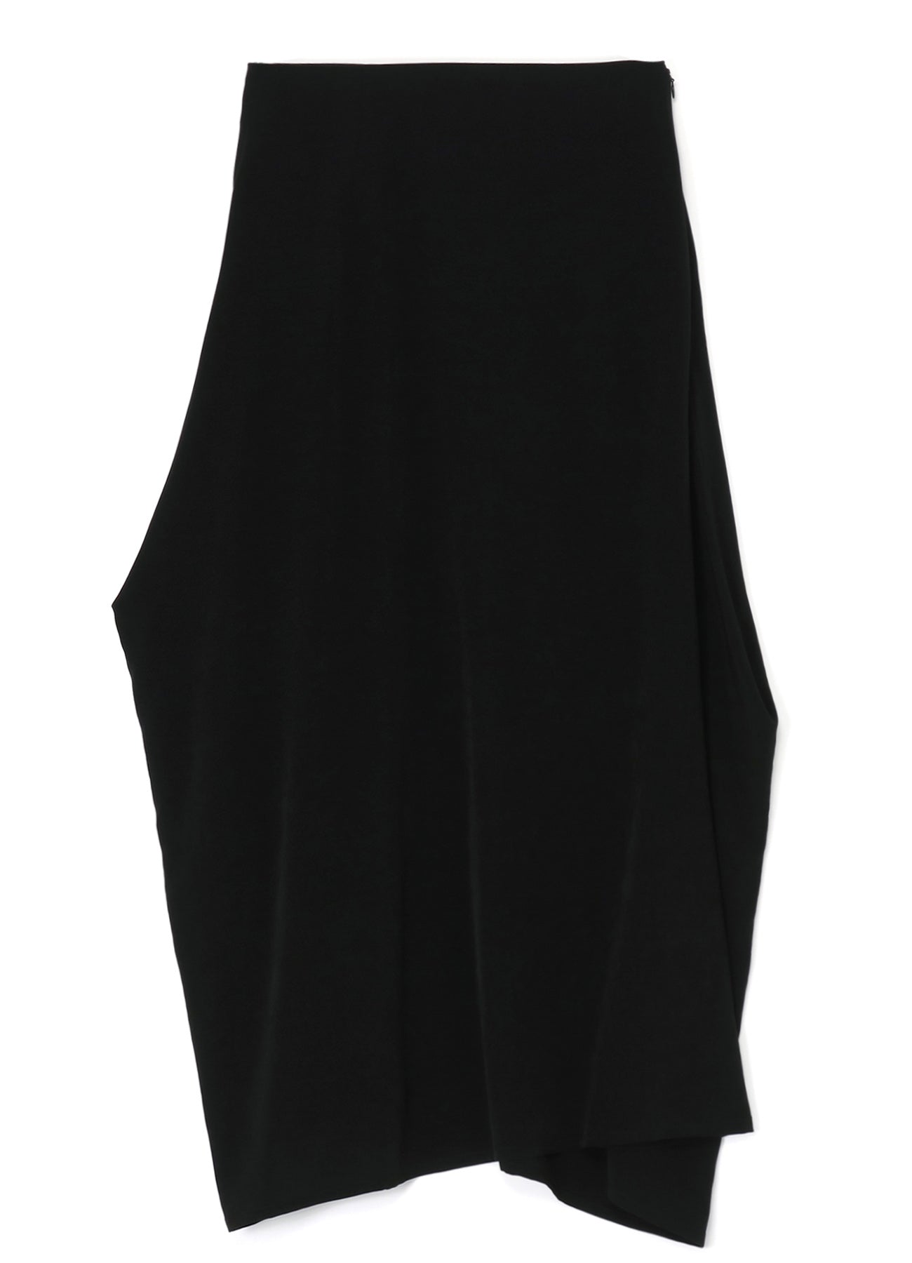 Crepe de Chine Panel Tuck Flared Skirt - Elegant Women's Midi Skirt for Office, Party & Casual Wear