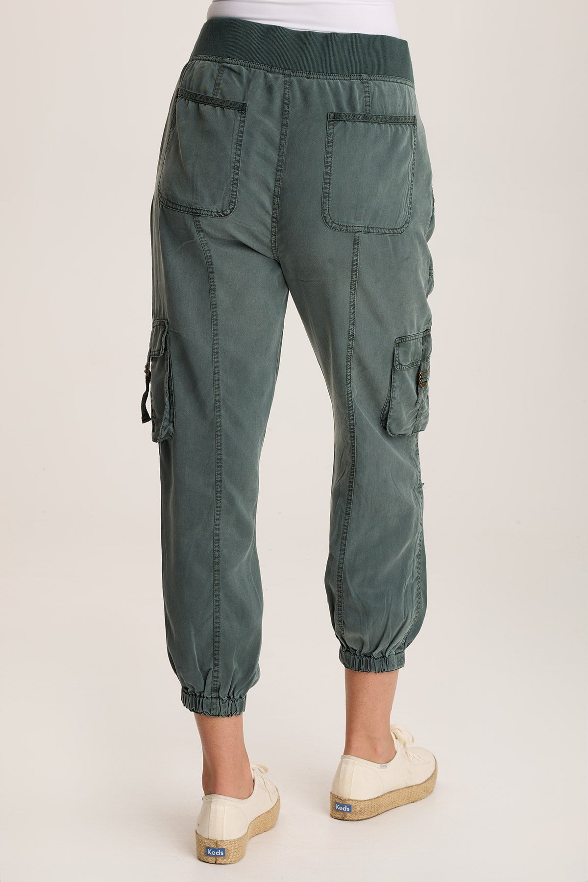 Hansa Twill Cargo Jogger Pants for Men - Comfortable Stretch Workout & Casual Pants with Multiple Pockets | Perfect for Gym, Running, Travel & Outdoor Activities