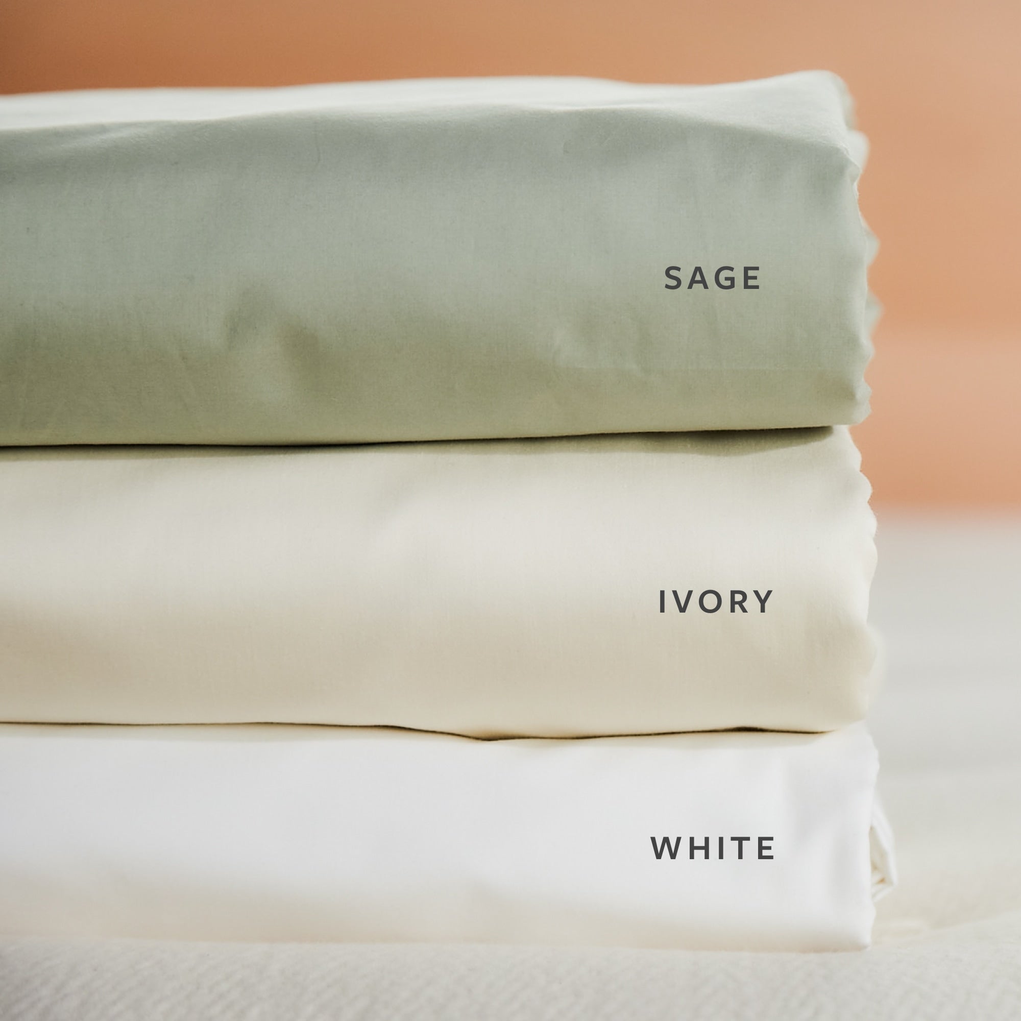 Premium 270 Thread Count Organic Cotton Percale Shams - Soft & Breathable Pillowcases for Bedroom, Hotel, or Guest Room