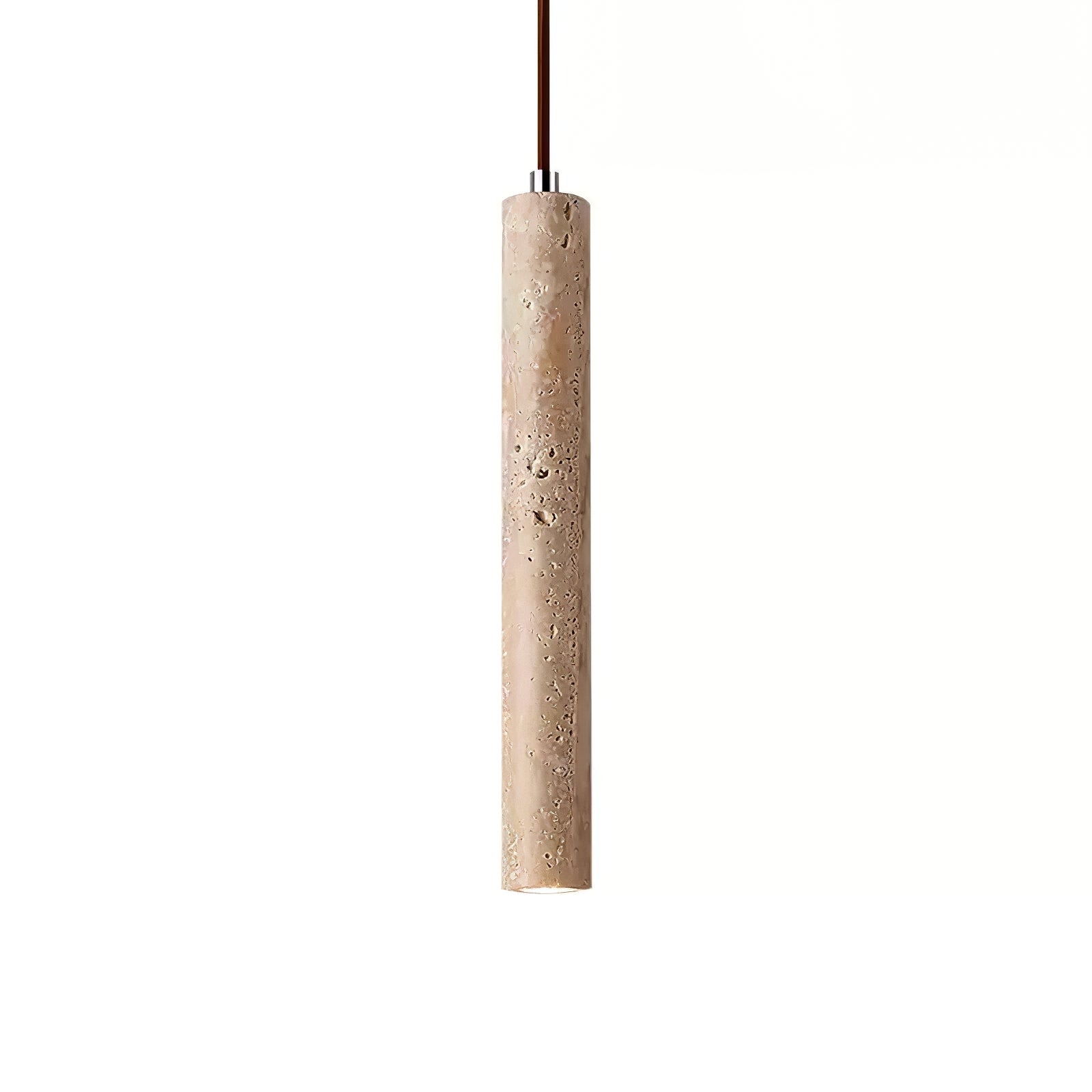 Modern Long Cylinder Pendant Light - Sleek Minimalist Hanging Lamp for Kitchen Island, Dining Room & Living Room Decor - Dimmable LED Lighting Fixture