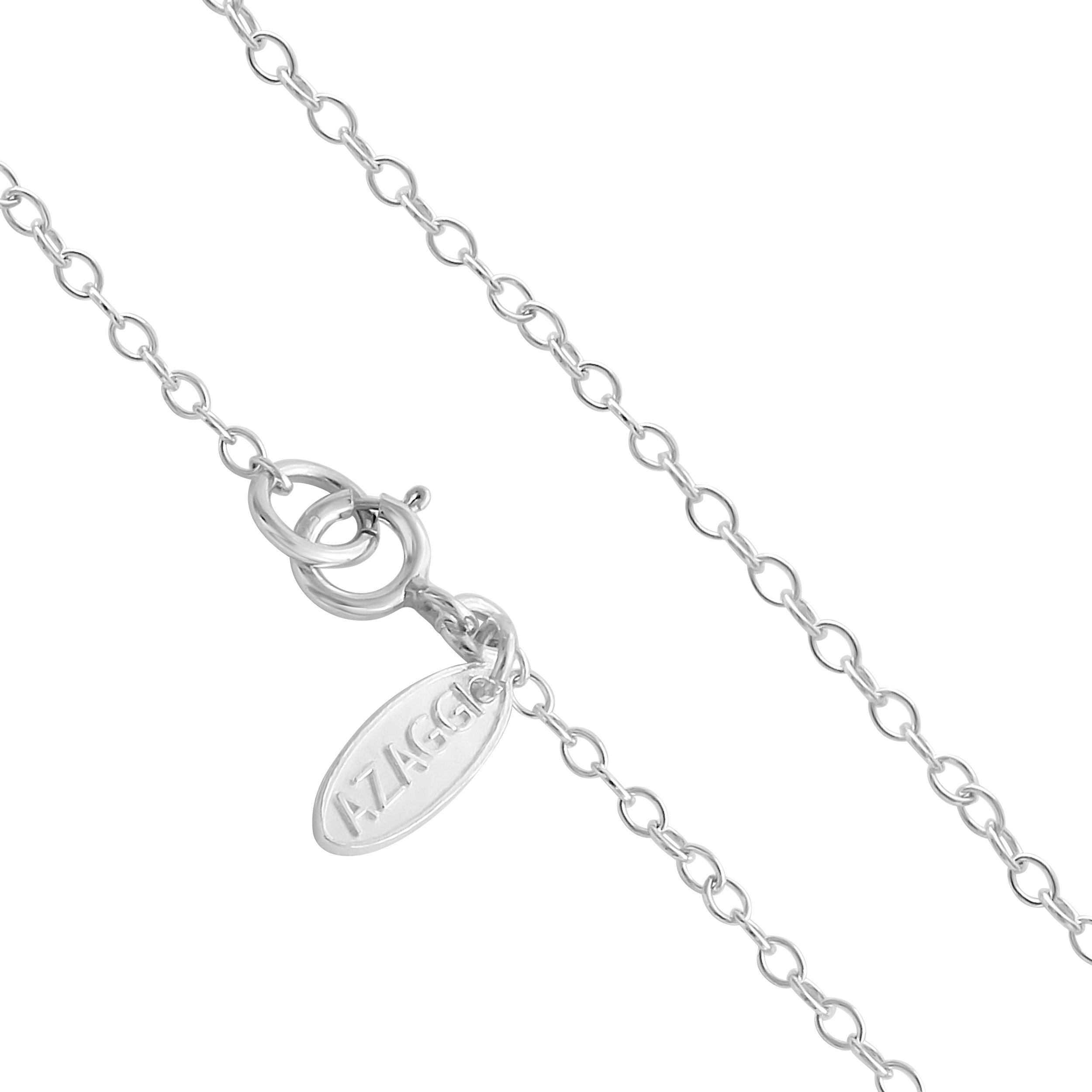 925 Silver Karma Bar Necklace - Elegant Sideways Charm Pendant for Daily Wear