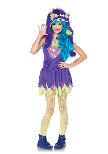 Leg Avenue Junior's Gerty Growler Dress - Sexy Costume for Halloween, Cosplay & Parties | Women's Plus Size Outfit for Nightclub & Theme Events