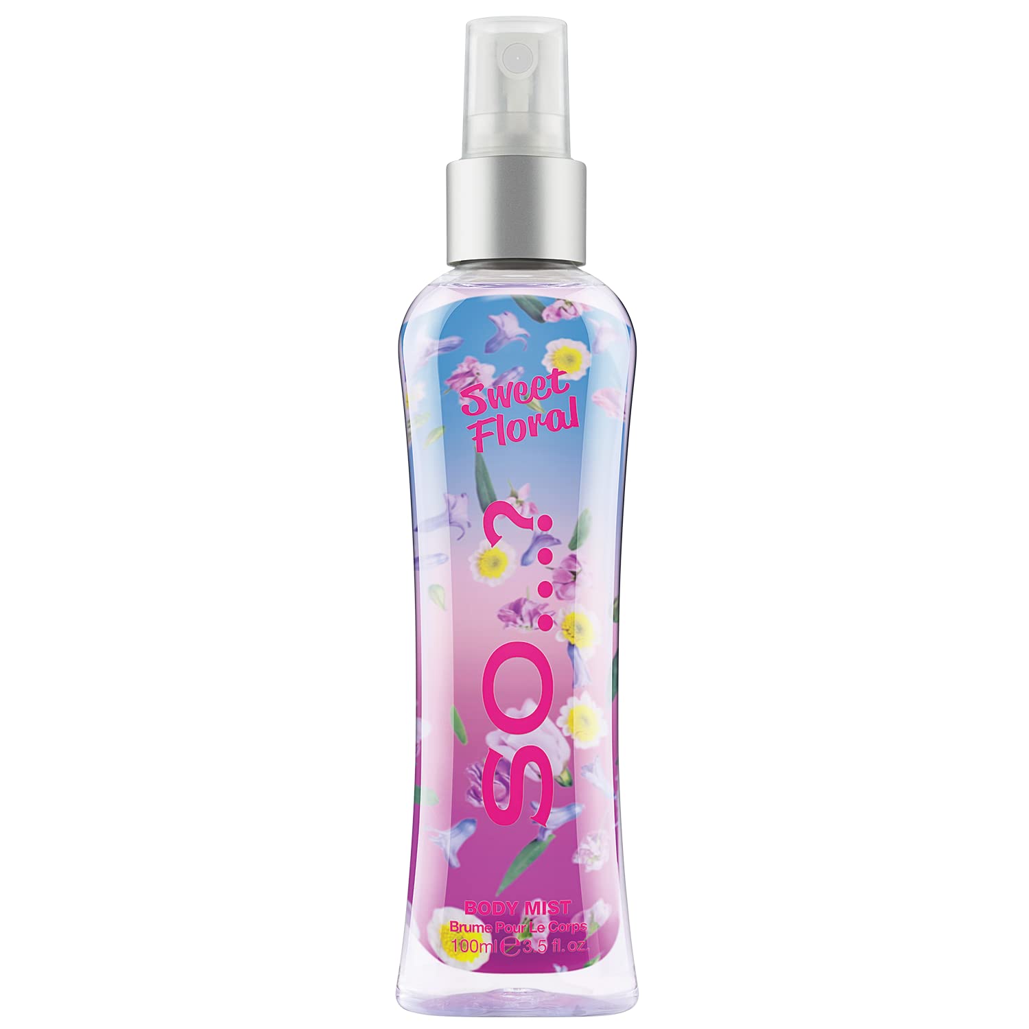 So...? Sweet Floral Body Mist Fragrance Spray - 3.4oz Long Lasting Perfume for Women | Floral Scent for Daily Wear, Date Night & Special Occasions