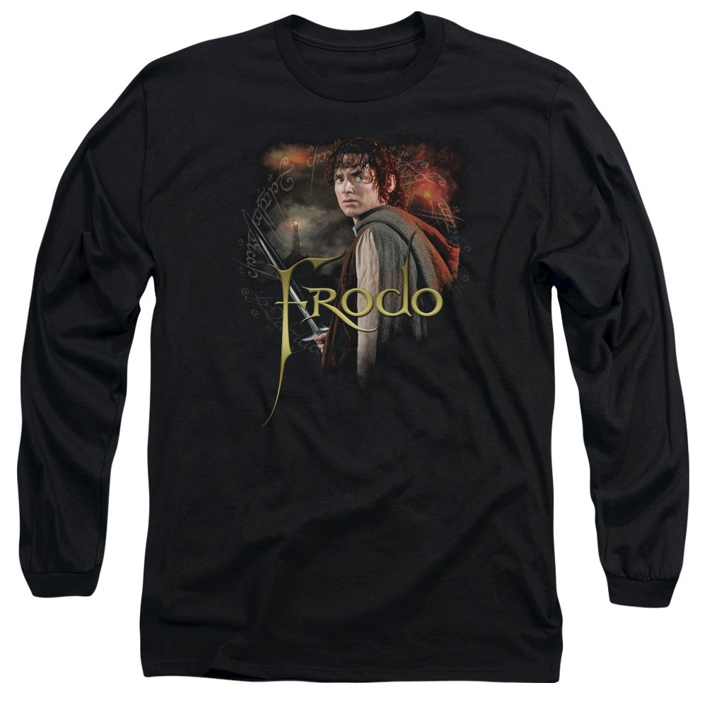 Lord of the Rings Frodo Black Long Sleeve Shirt for Men - Cosplay & Halloween