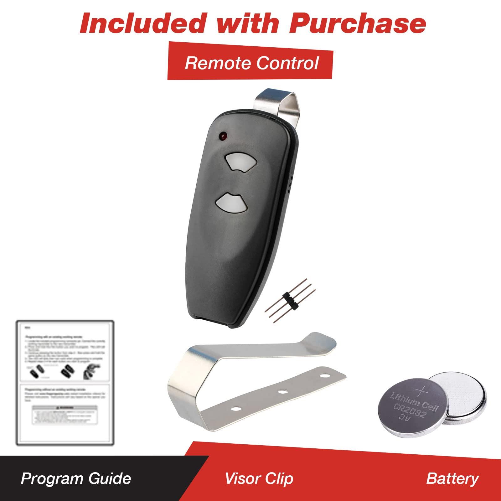 Marantec Harrison M3-2312 Garage Door Opener Remote Replacement - Compatible with M3-2312 Models | Easy Installation for Home & Garage Security