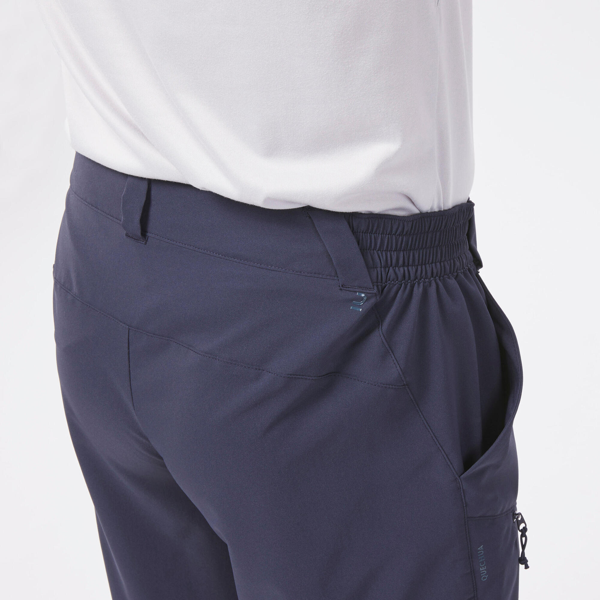 Quechua MH150 Men's Lightweight Hiking Pants - Convertible, Quick-Dry & Breathable for Outdoor Adventures, Camping & Travel