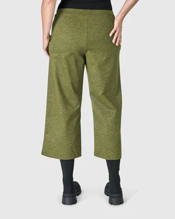 AP814E Folklore Easy Green Pants - Stylish & Comfortable Women's Casual Trousers for Everyday Wear | Perfect for Office, Travel & Outdoor Activities