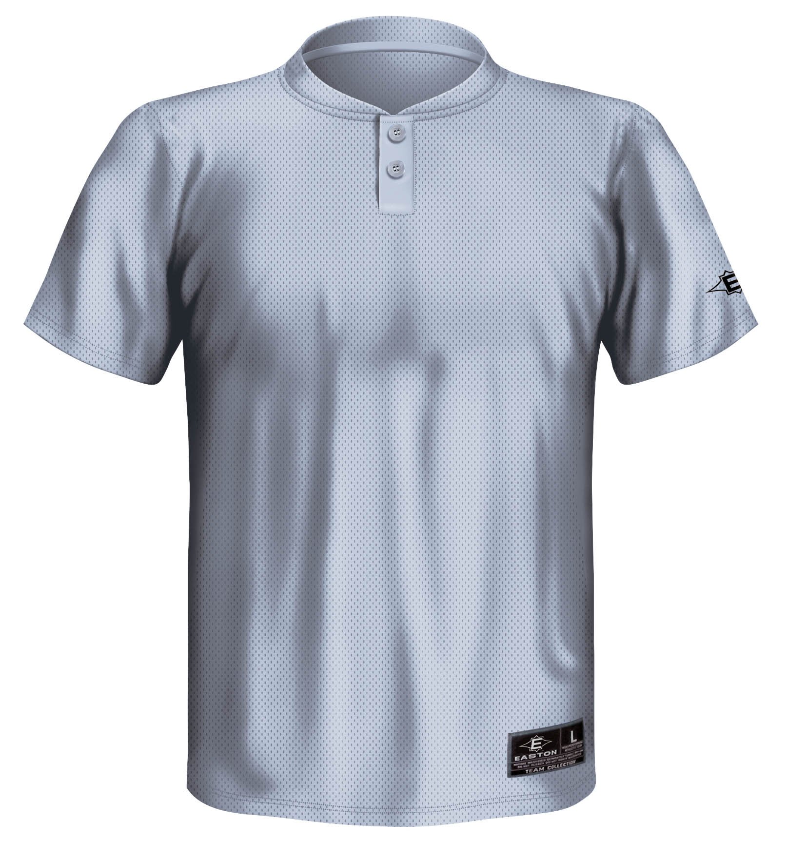 Easton Boys' 2 Button Placket Baseball Jersey - Youth Athletic Shirt for Baseball, Softball & Casual Wear - Comfortable & Breathable Sports Tee for Kids