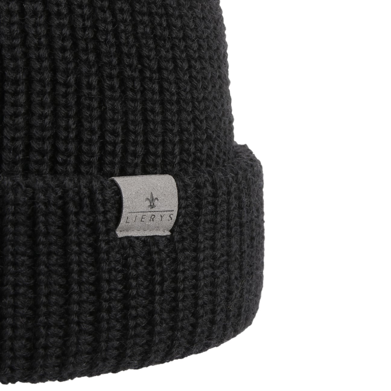 Lierys Knit Bobble Hat - Warm Winter Beanie for Men & Women - Cozy Cable Knit Pom Pom Hat for Cold Weather - Perfect for Skiing, Snowboarding & Outdoor Activities