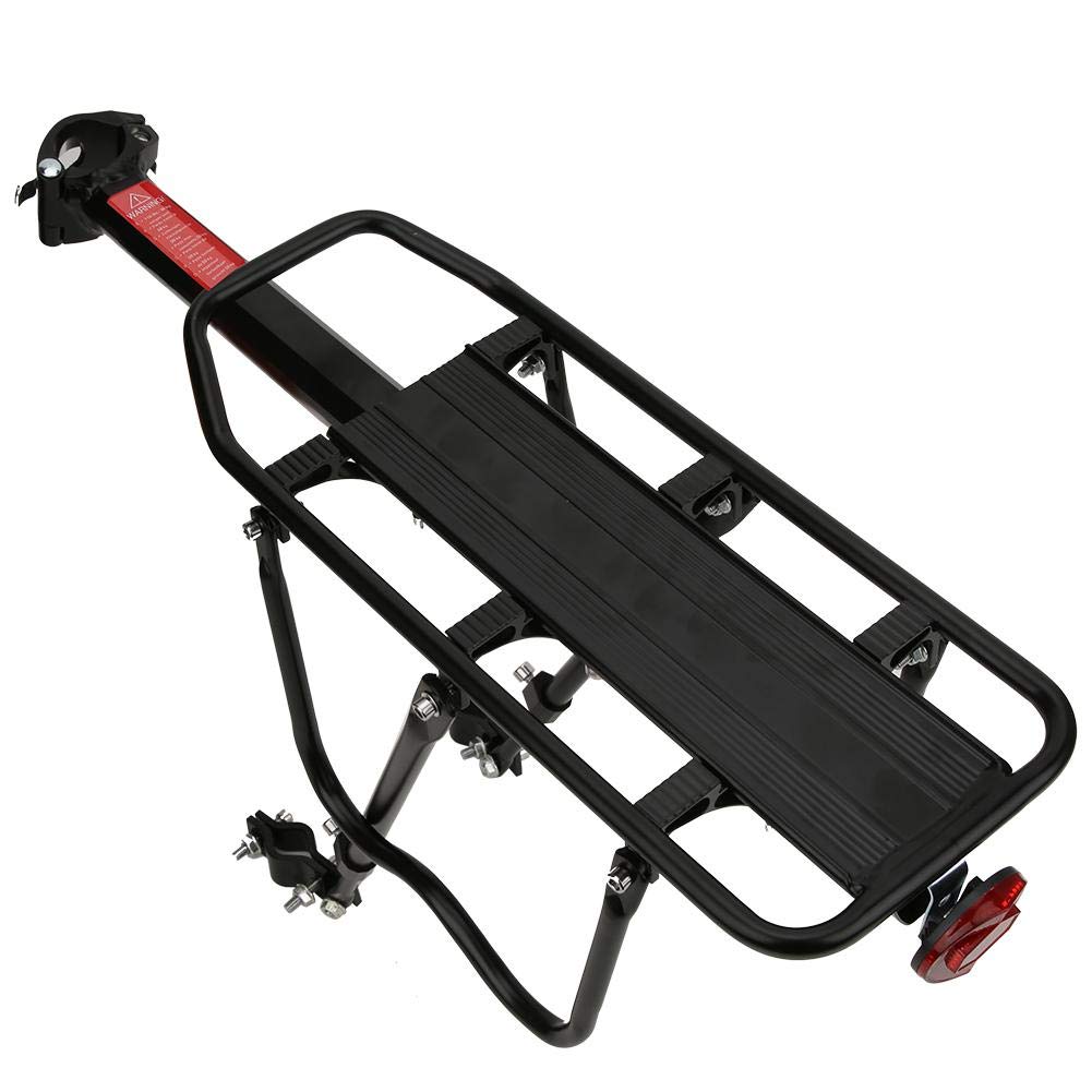 Quick Release Bike Carrier Bracket - Aluminum Alloy Rear Bike Rack - Universal Bike Seatpost Mount - Durable Cycling Accessories for Commuting, Touring & Outdoor Adventures