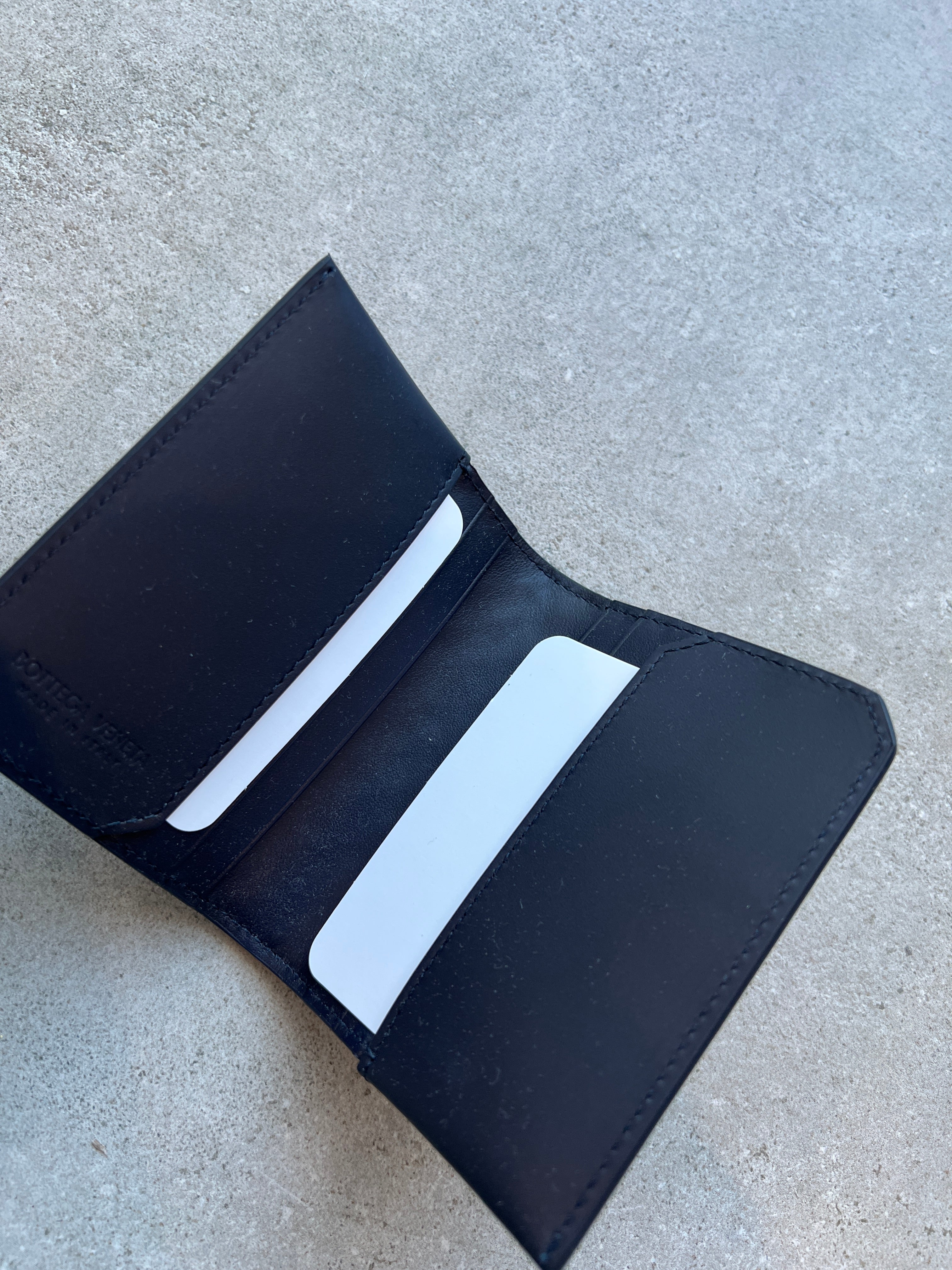 Premium Piccolo Flap Card Holder - Slim RFID Blocking Wallet for Credit Cards & ID (Space Gray) - Perfect for Travel, Business & Everyday Use