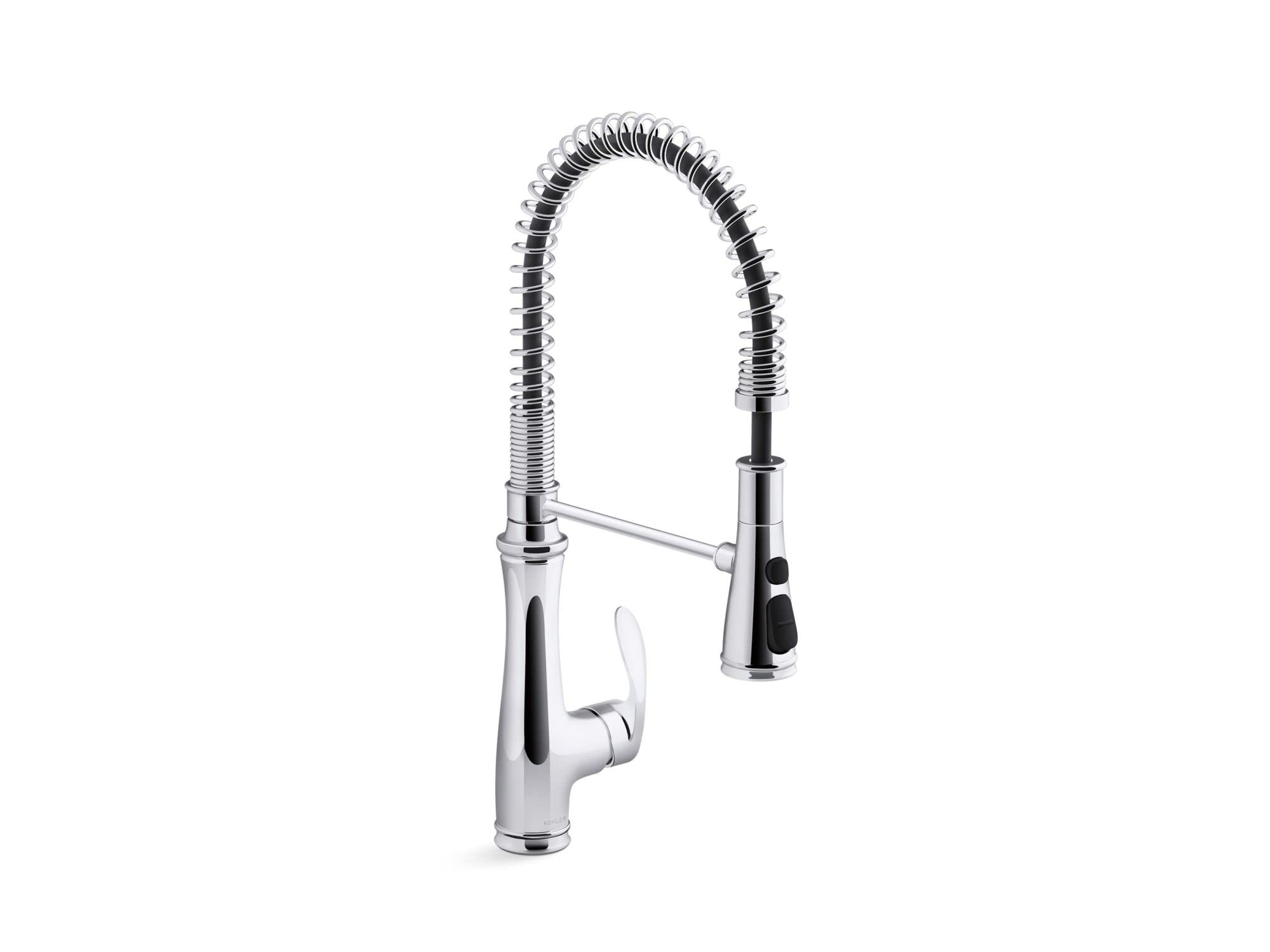 KOHLER K-29106-CP Bellera Pull Down Sprayer Kitchen Sink Faucet - 3 Function Spray Head, Polished Chrome Finish for Modern Kitchens | Perfect for Washing Dishes, Filling Pots & Cleaning Produce
