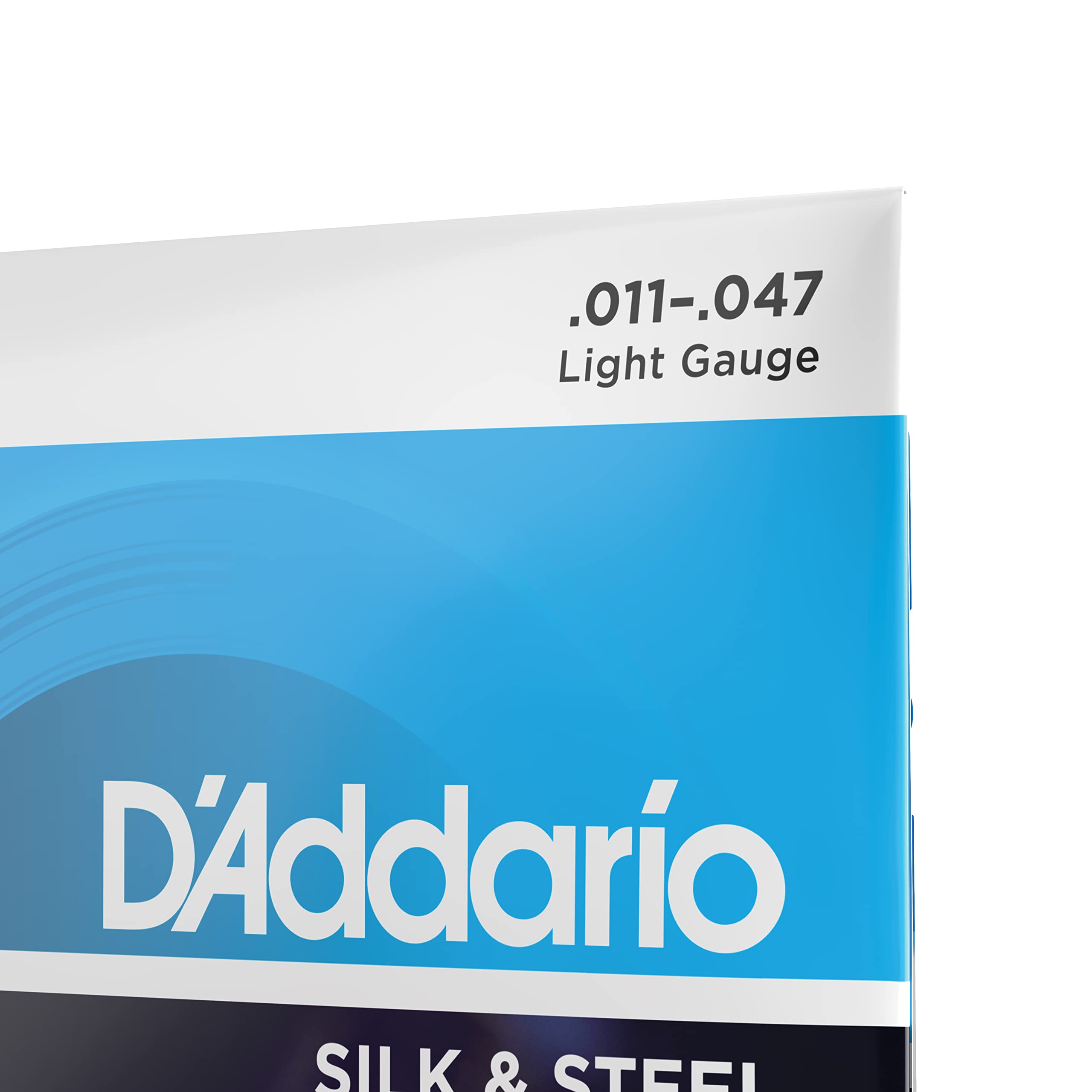 D'Addario EJ35 Silk & Steel Acoustic Guitar Strings - Light Gauge 11-47, 12-String Set (Pack of 1) | Warm, Balanced Tone for Folk, Blues & Fingerstyle Playing