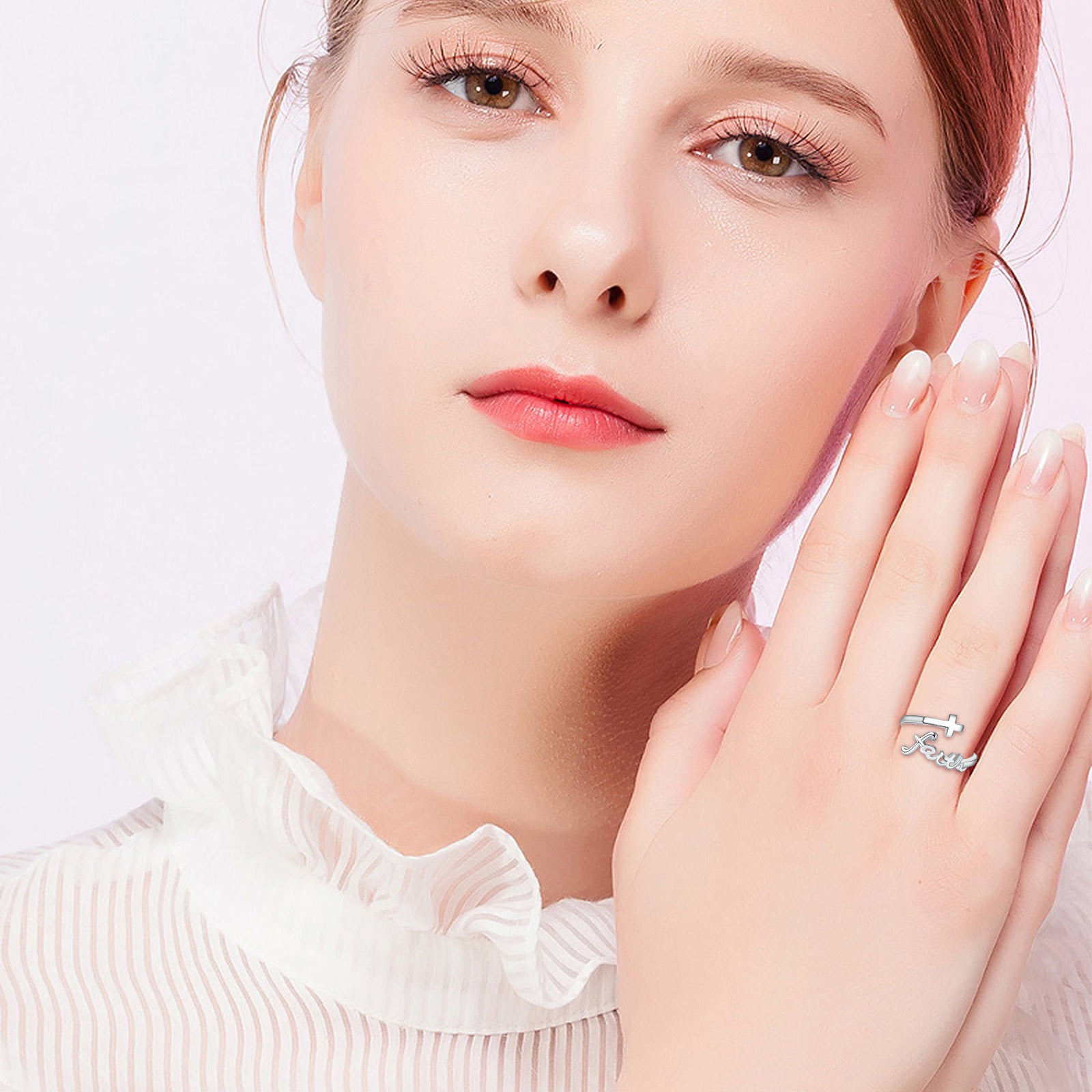 925 Sterling Silver Adjustable Cross Rings - Faith Inspired Jewelry for Women & Men - Perfect Gift for Mother, Wife, or Loved Ones - Ideal for Everyday Wear, Church, Weddings & Special Occasions