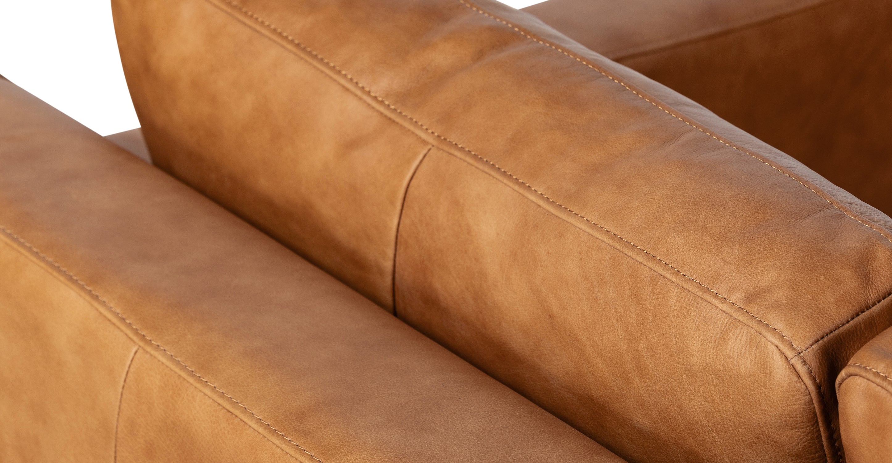 Sorrento Leather Convertible Sleeper Sofa with Pull-Out Bed - Modern Sectional Couch for Small Spaces, Living Room & Guest Room