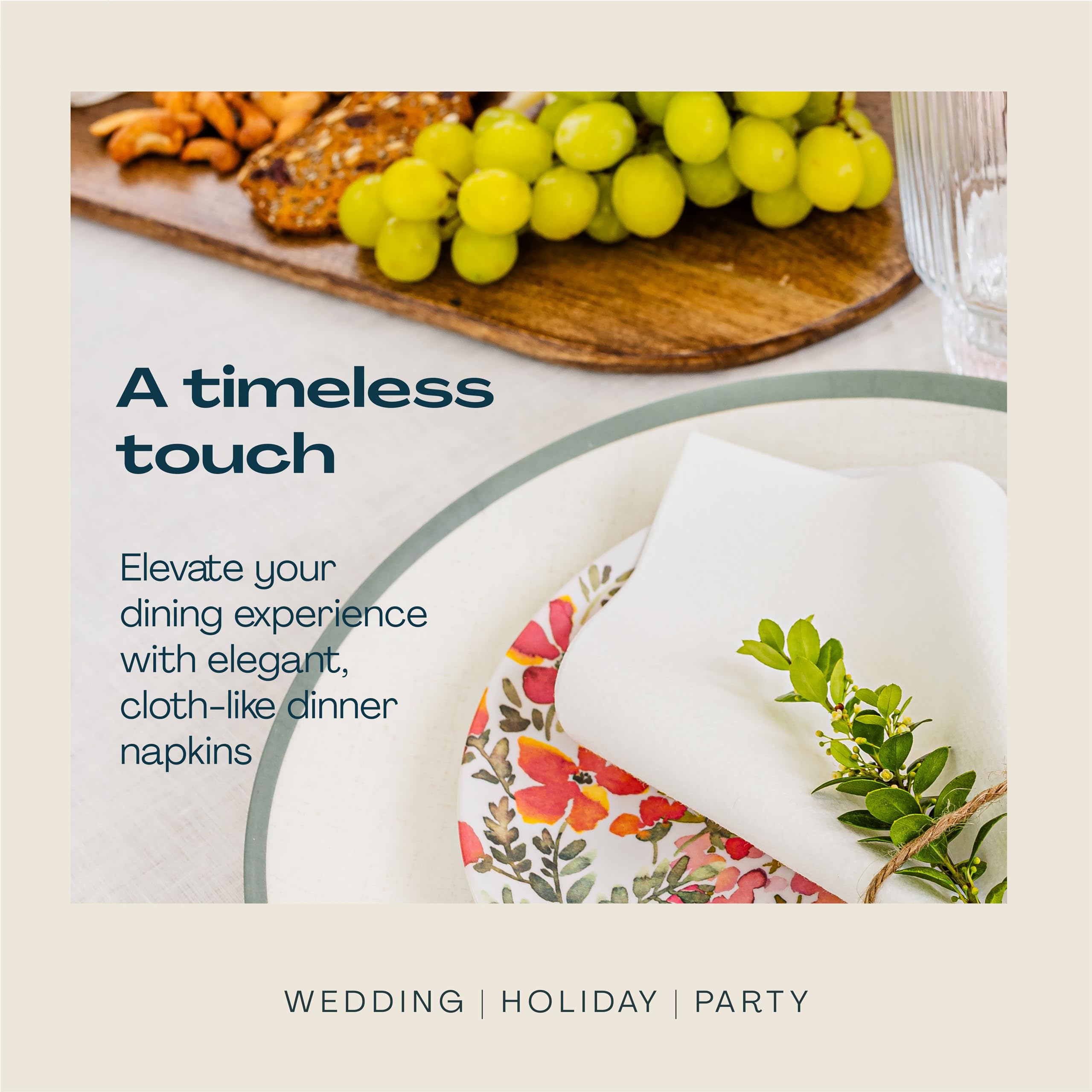 1000-Pack Premium Disposable Guest Towels - Soft Cloth-Like Paper Napkins for Kitchen, Bathroom, Party, Wedding & Events | Highly Absorbent & Eco-Friendly | Perfect for Restaurants, Hotels & Home Use