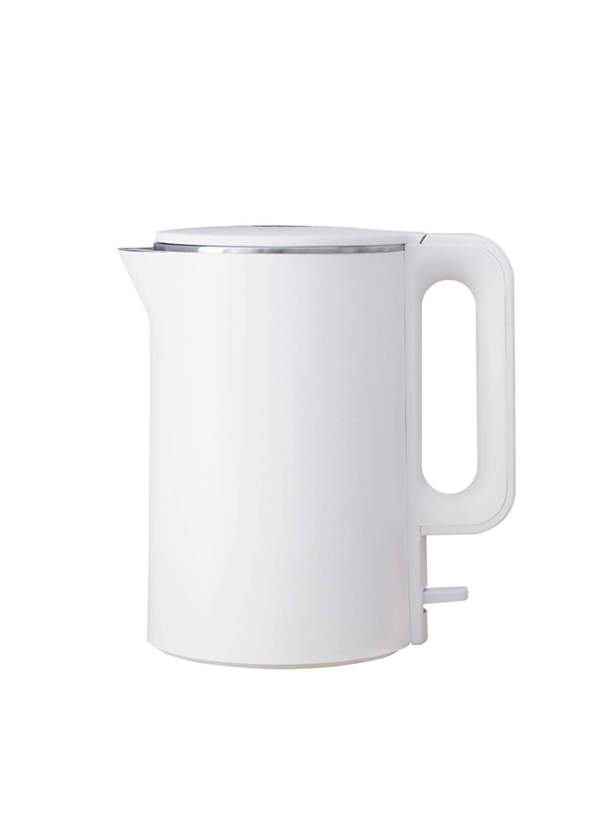 1.7L Fast Boiling Stainless Steel Electric Kettle - Smart & Energy Efficient for Home, Office, Dorm - White (Perfect for Tea, Coffee & Instant Meals)