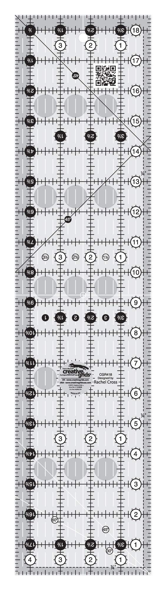 Creative Grids Quilt Ruler 4.5