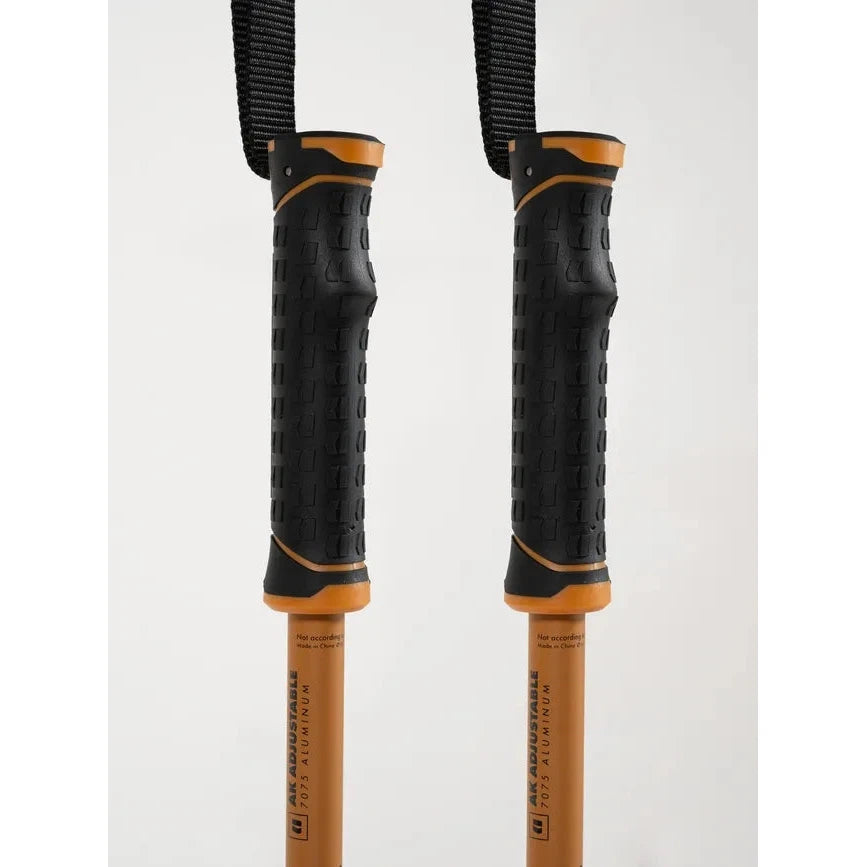 Armada AK Adjustable Ski Poles 2025 - Lightweight Aluminum Adjustable Trekking Poles for Skiing, Hiking & Backpacking - Perfect for Mountain Adventures & Outdoor Sports