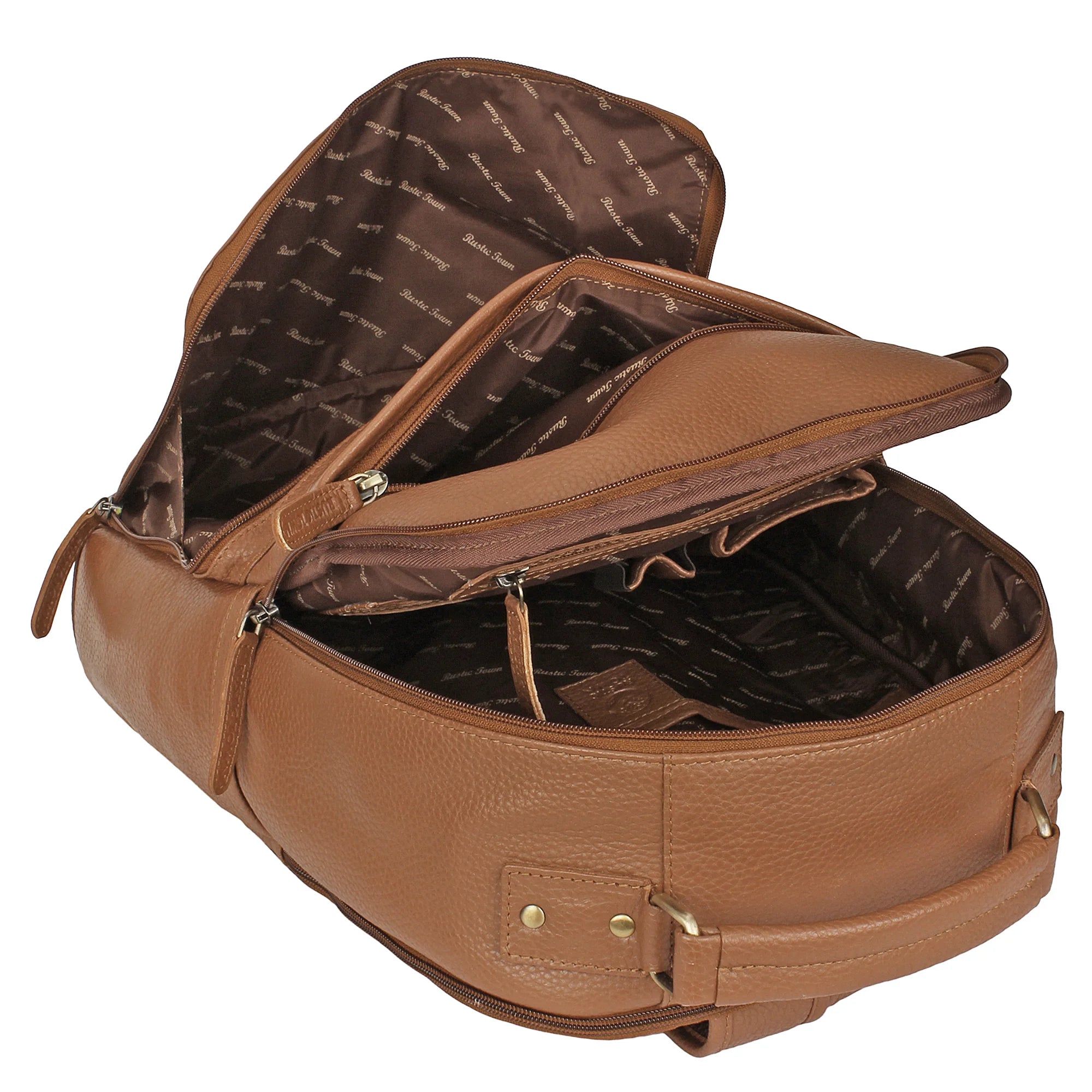Premium Genuine Leather Travel Backpack for Men & Women - Durable Carry-On Backpack for Business Trips, Commuting & Outdoor Adventures