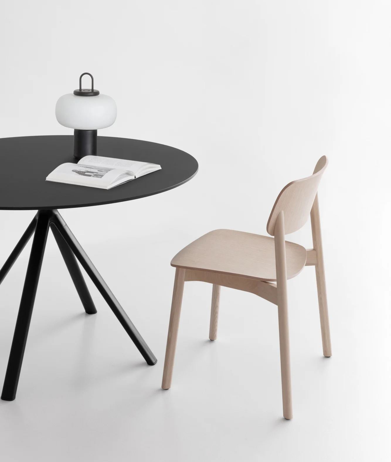 Lapalma Oiva S370 Modern Wooden Dining Chair - Scandinavian Design for Home, Office & Restaurant Use