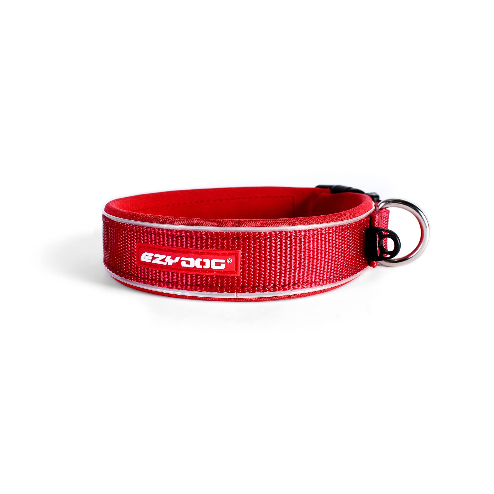 EzyDog Neo Dog Collar - Adjustable Reflective Pet Collar for Small Medium Large Dogs - Durable Nylon Strap for Walking, Training & Outdoor Adventures