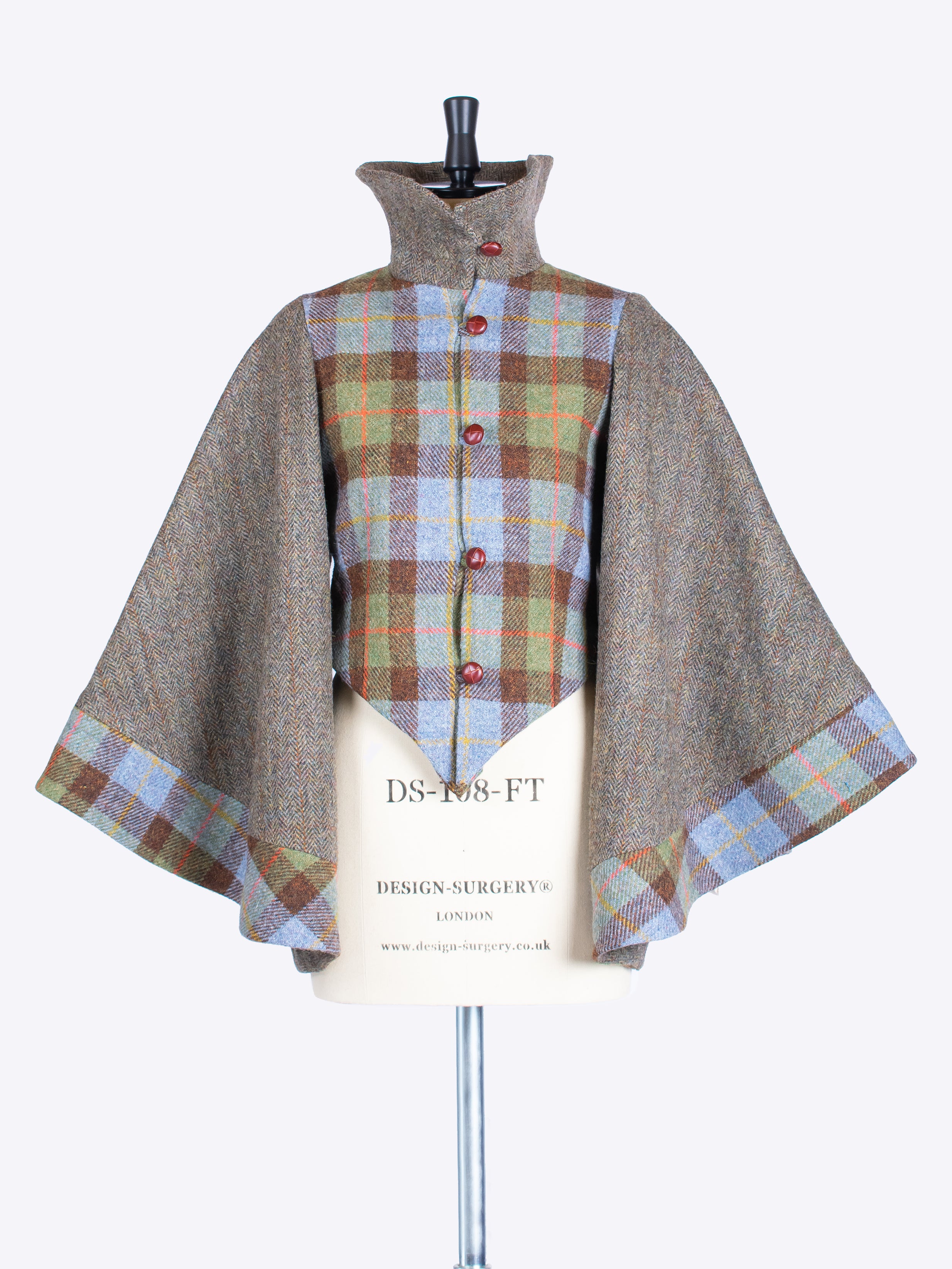 MacLeod & Moss Green Cape Sleeve Jacket - Stylish Outerwear for Women | Perfect for Fall Fashion, Outdoor Adventures & Casual Wear