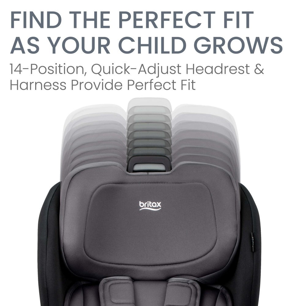 Britax Poplar ClickTight Convertible Car Seat for Toddlers & Kids - Safe & Easy Installation for Rear & Forward Facing - Perfect for Travel & Daily Commute