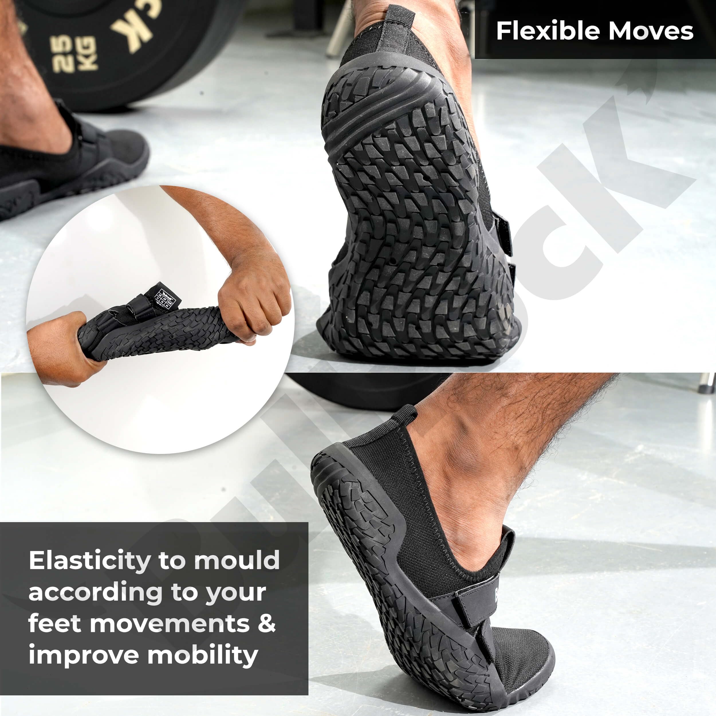 Bullock Deadlift Shoes for Powerlifting & Weightlifting – BearFEAT Flat Cross Training Shoes | Gym Workout & Strength Training Footwear | Ideal for Squats, Deadlifts & Olympic Lifts