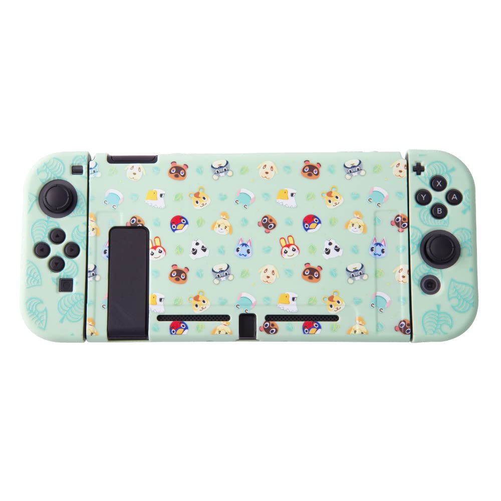 PERFECTSIGHT Protective Case for Nintendo Switch - Soft TPU Anti-Slip Grip Cover with Hard Shell Dockable Design | Shockproof & Anti-Scratch Slim Case | Perfect for Gaming, Travel, and Home Entertainment