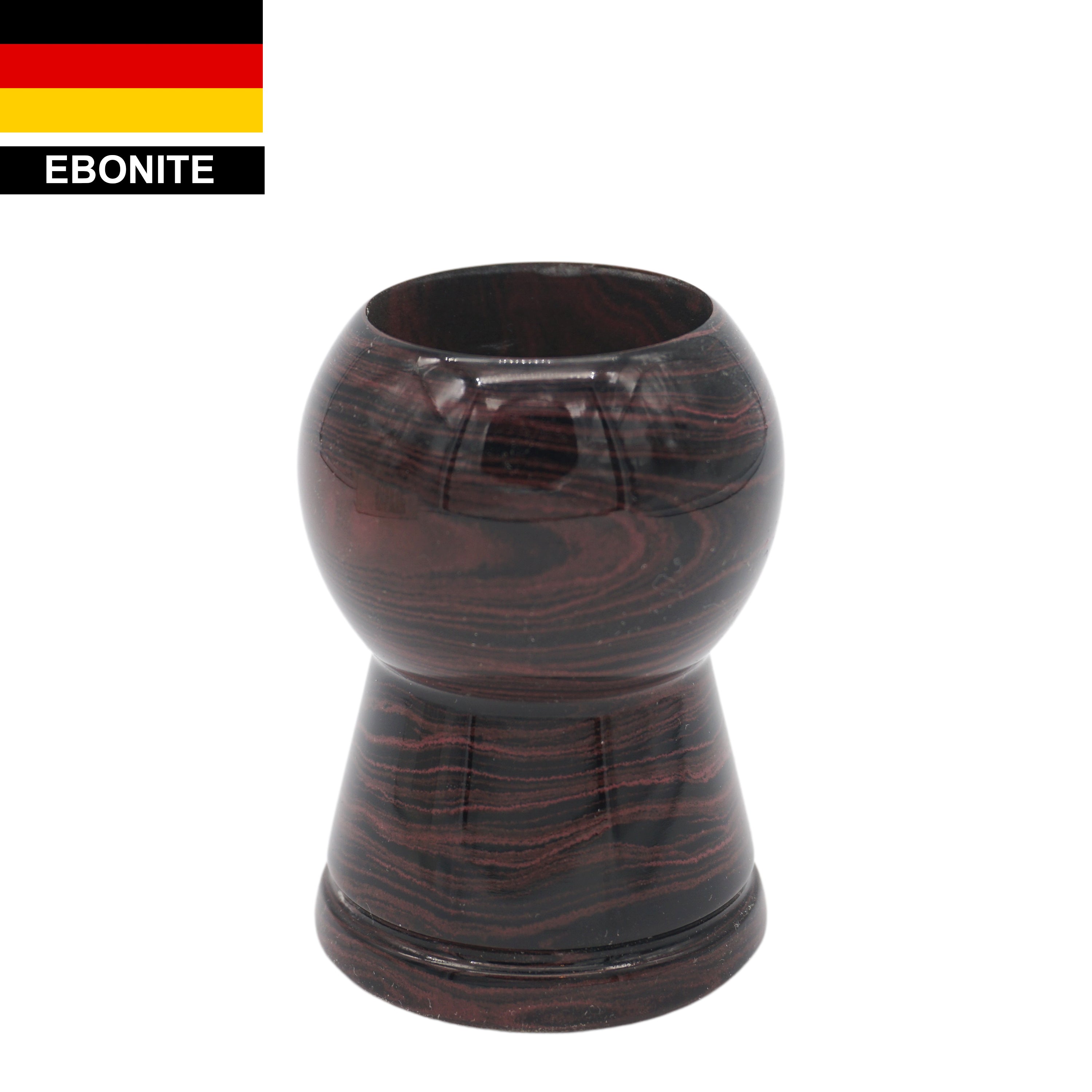 Premium Handmade Raspberry Ebonite Shaving Brush Handle - Compatible with 24mm & 26mm Knots - Perfect for Wet Shaving & Luxury Grooming Gifts