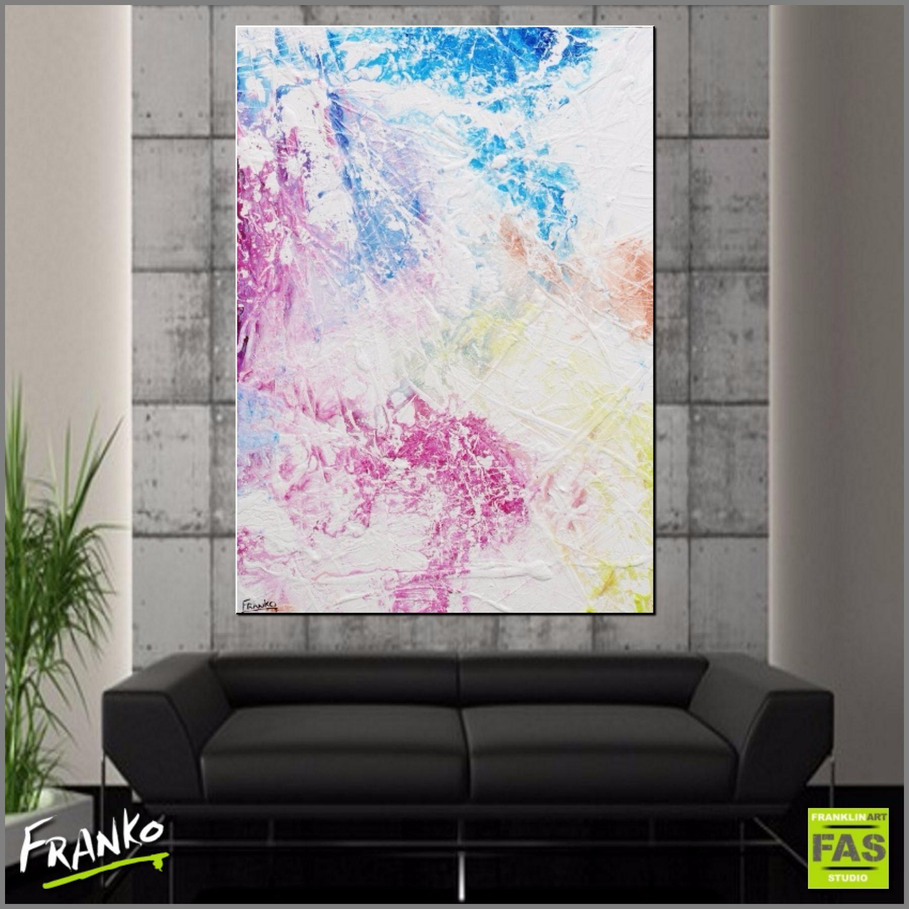140cm x 100cm Colorful Abstract Canvas Wall Art Painting - Modern Home Decor for Living Room, Bedroom & Office