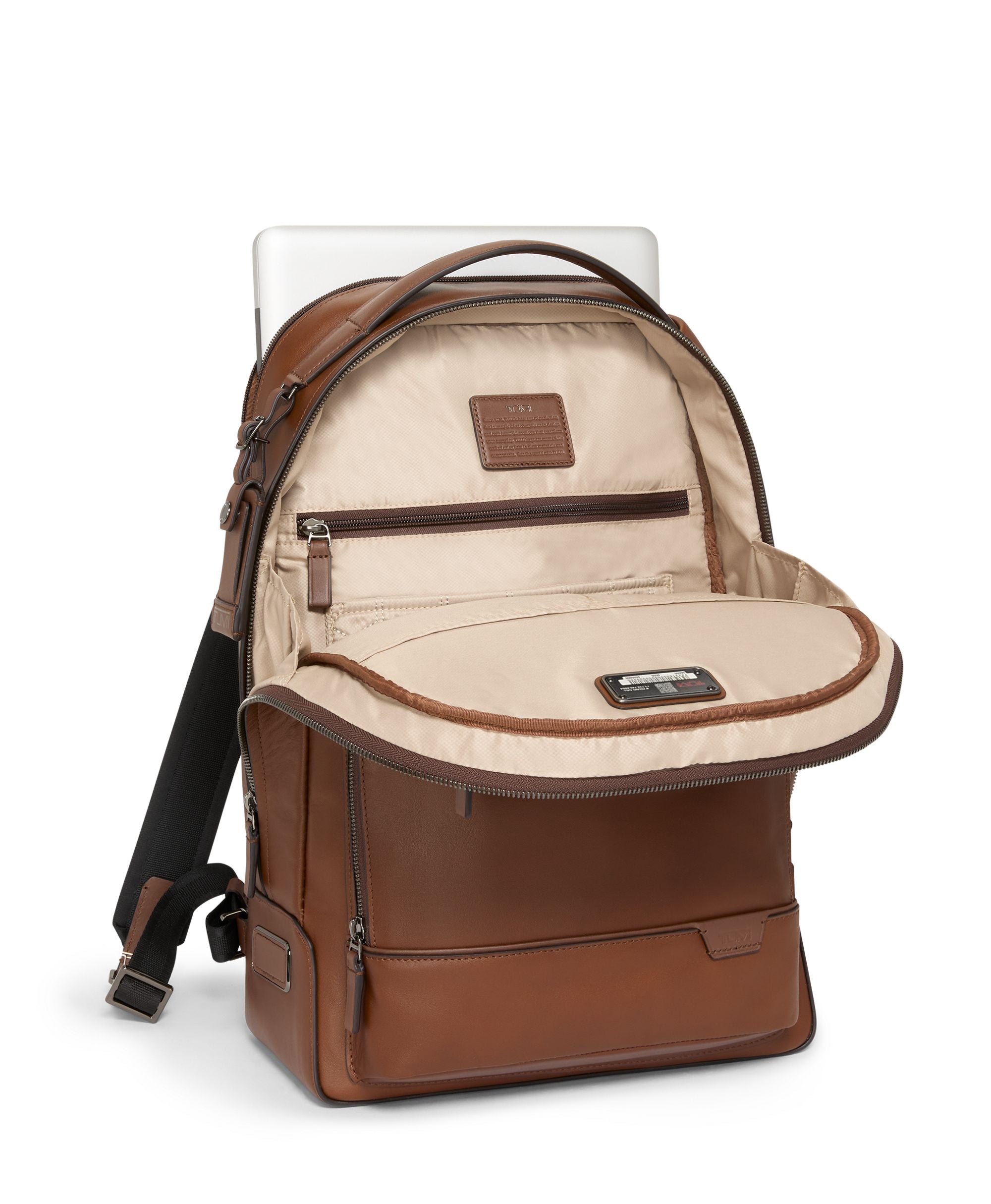 Tumi Harrison Warren Leather Backpack for Men - Stylish & Durable Business Travel & Commuter Backpack for Work, Laptop & Everyday Use