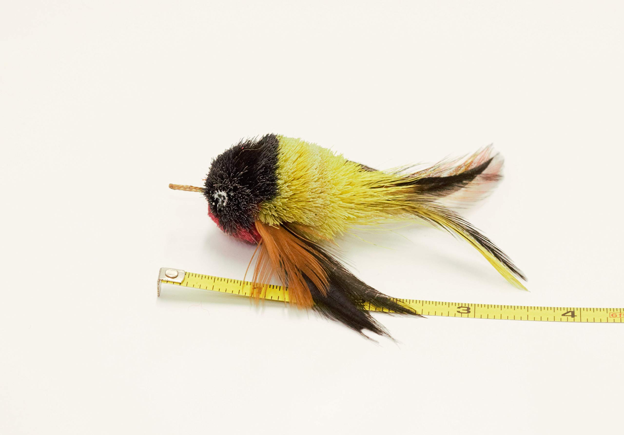 Litterboy Baltimore Oriole Bird Attachment for Wand Toys - Compatible with Most Popular Interactive Cat Toys - Perfect for Indoor Play & Training Sessions