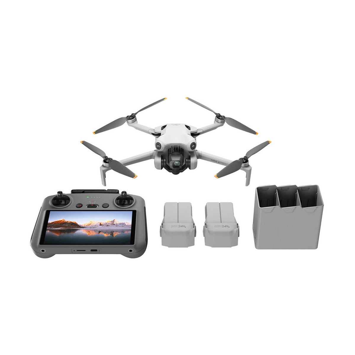 DJI Mini 4 Pro Drone with RC 2 Controller - Fly More Combo (3 Batteries, Charging Hub, Carry Case) | 4K/60fps Camera, 34min Flight Time, Obstacle Avoidance | Perfect for Aerial Photography, Travel & Outdoor Adventures