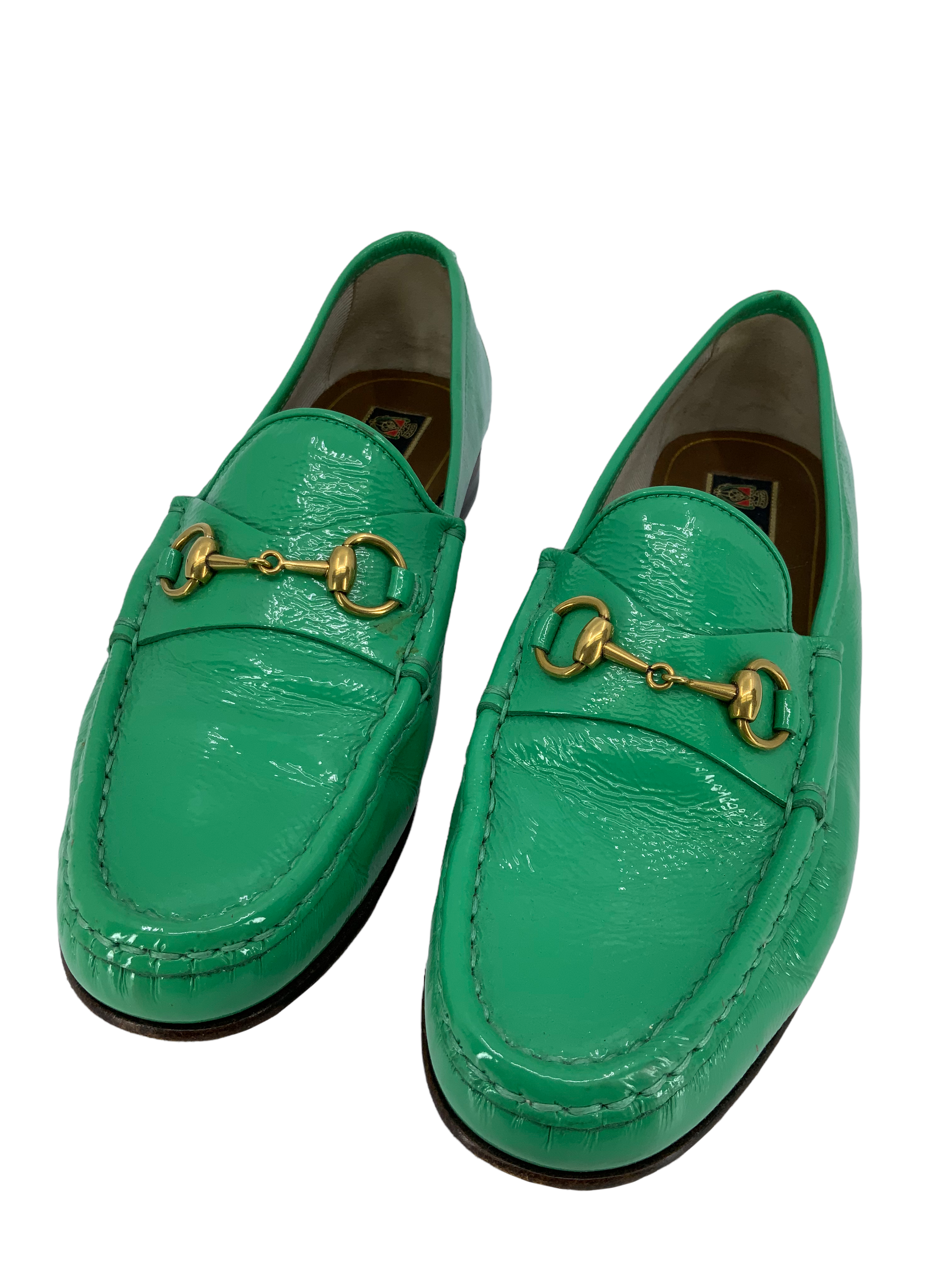 Gucci Classic Patent Leather Horsebit Loafers for Men - Size 8 US | Luxury Italian Designer Shoes for Business, Office & Formal Occasions