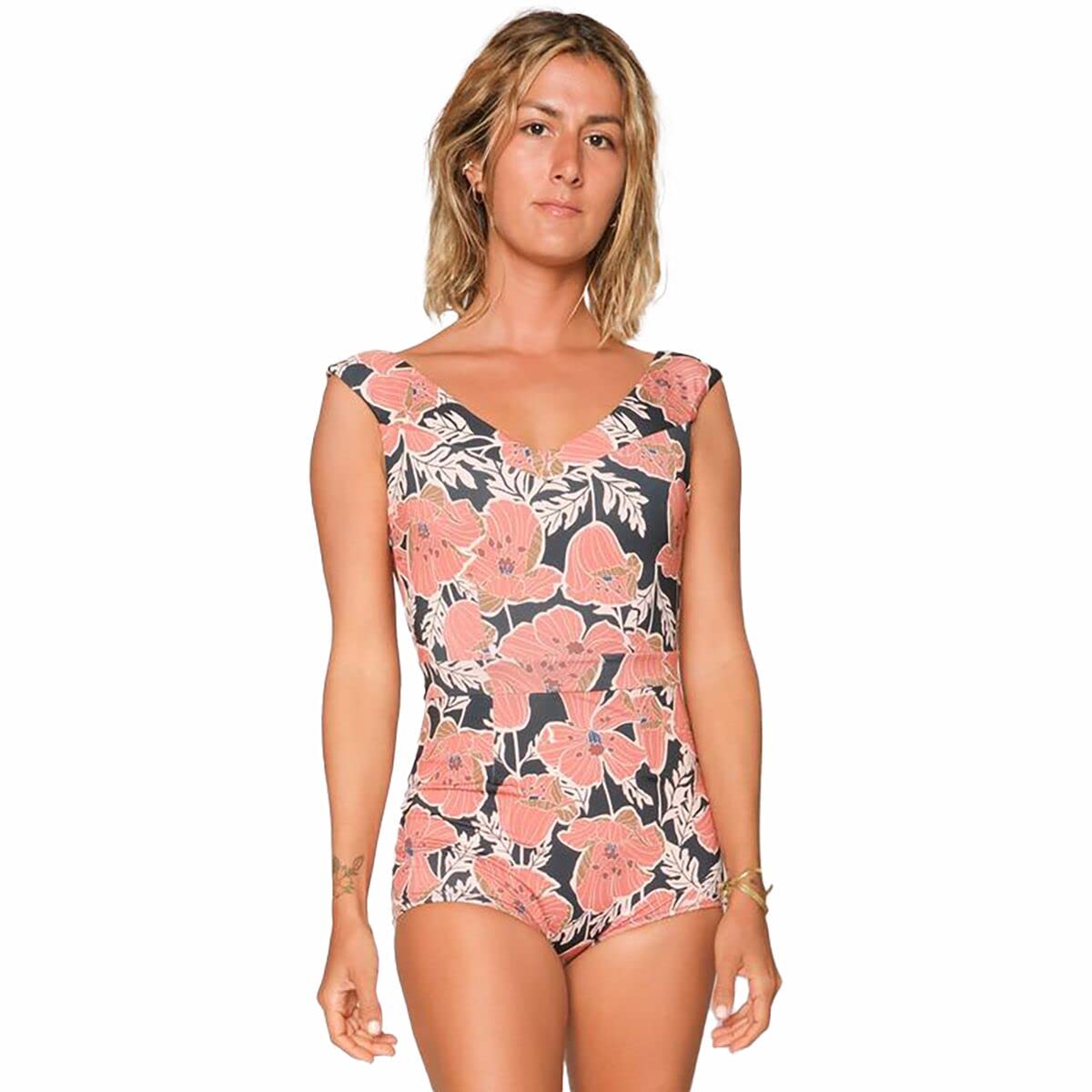 Seea Frida One-Piece Swimsuit for Women - High Waisted Retro Bathing Suit with Ruffles | Perfect for Beach Vacations, Pool Parties & Summer Getaways